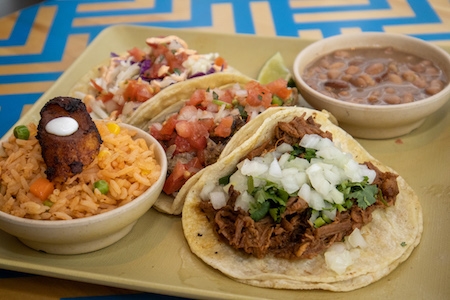 Order 3 Tacos on a Plate (3rd Party) food online from BelAir Cantina - Madison store, Madison on bringmethat.com