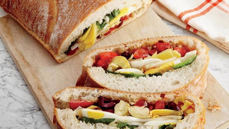Order RT Veggie Sandwich food online from Round Table Pizza store, San Jose on bringmethat.com