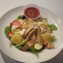 Order Grilled Chicken Salad - Small food online from A G Pizza & Restaurant store, Newton on bringmethat.com