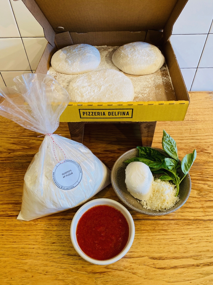 Order Make at Home Pizza Kit food online from Pizzeria Delfina store, San Francisco on bringmethat.com