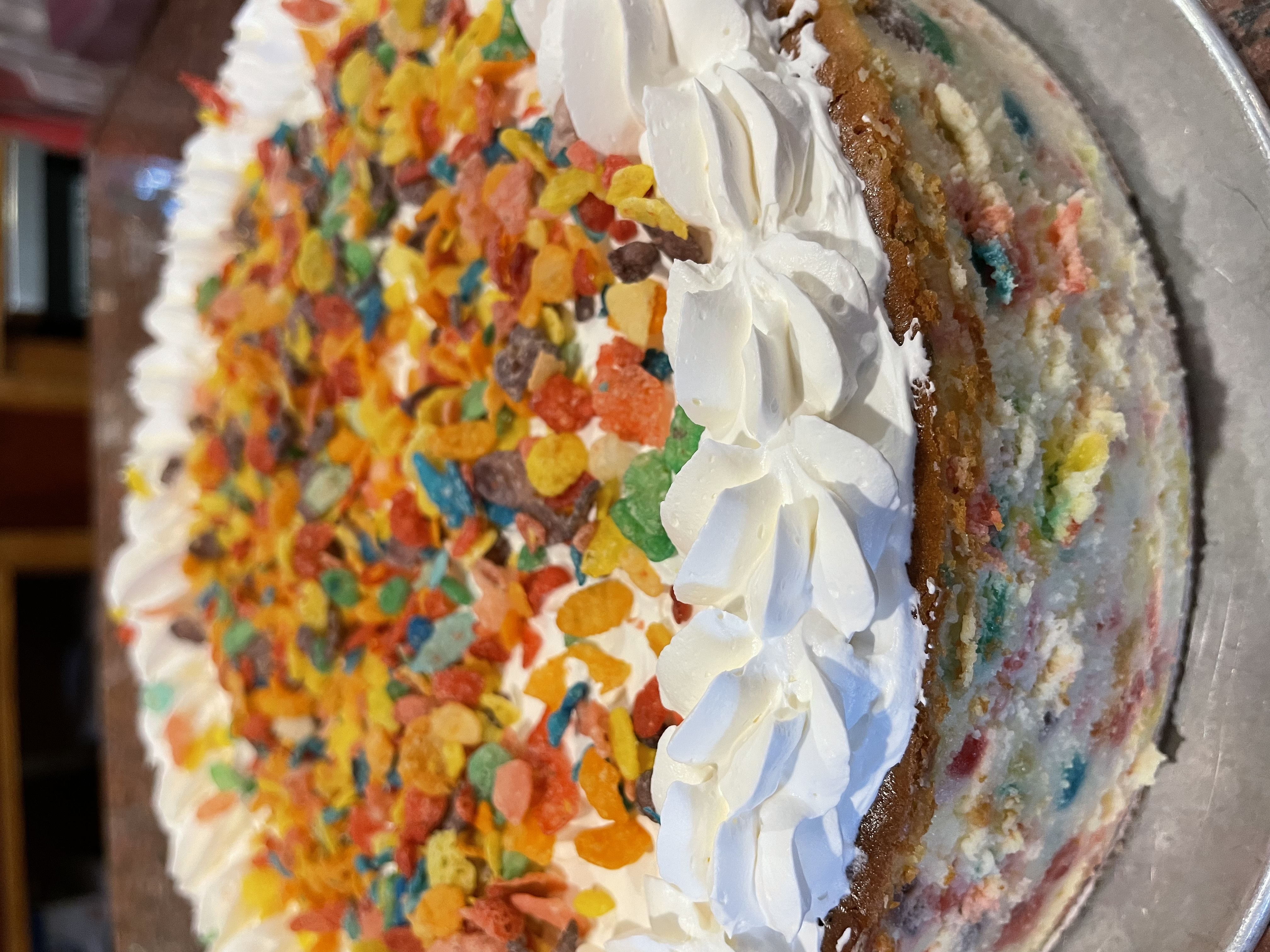 Order Fruity Pebbles Cheesecake food online from Nutley Diner store, Nutley on bringmethat.com