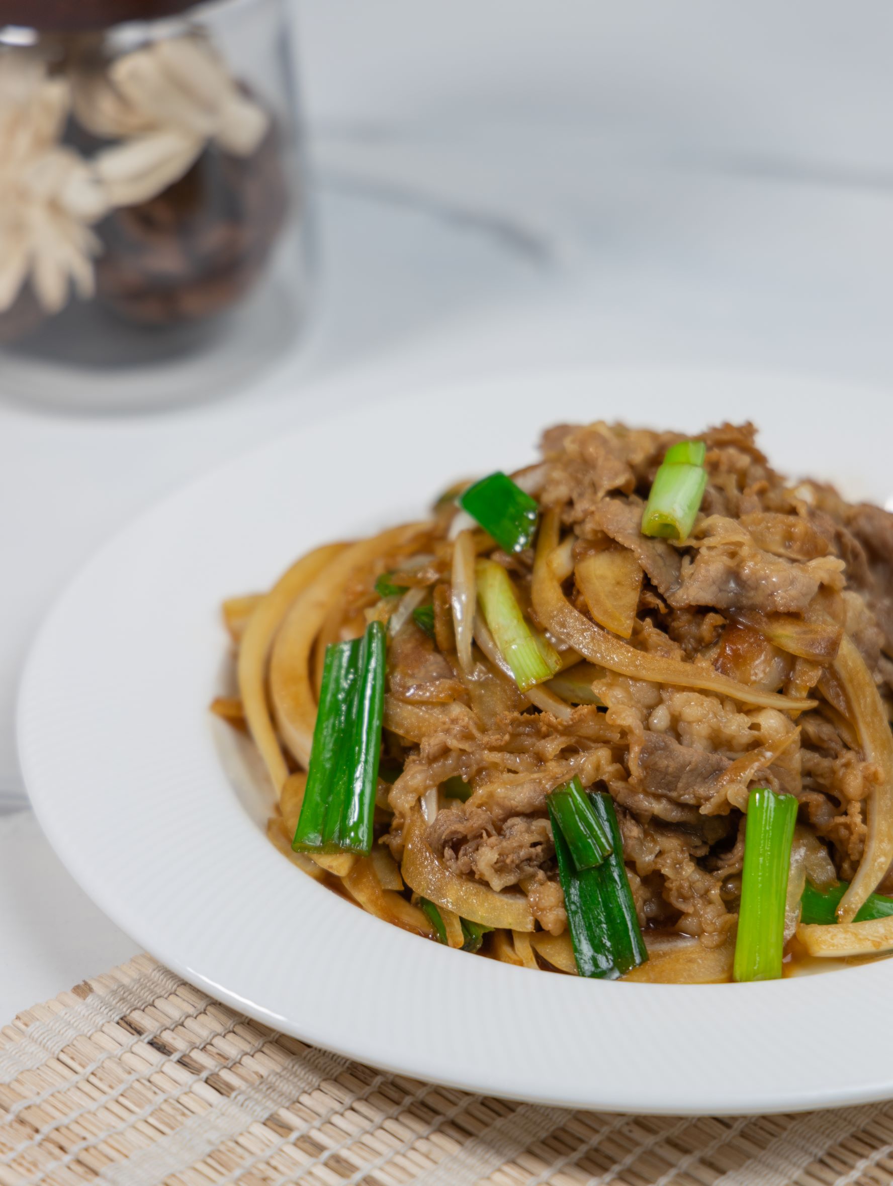 Order B5. Fatty Beef with Scallion food online from Northern Cafe store, Irvine on bringmethat.com