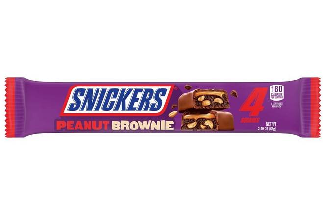 Order Snickers Peanut Brownie food online from Exxonmobil store, Dallas on bringmethat.com