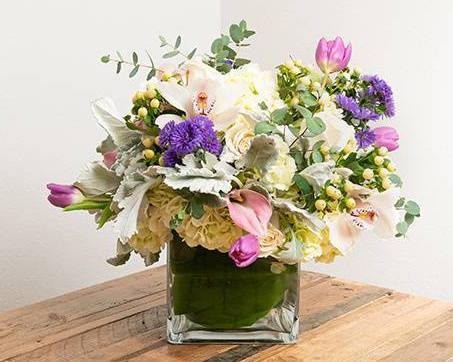 Order Birthday Arrangement in a Vase food online from @Flowers Northeast El Paso store, El Paso on bringmethat.com