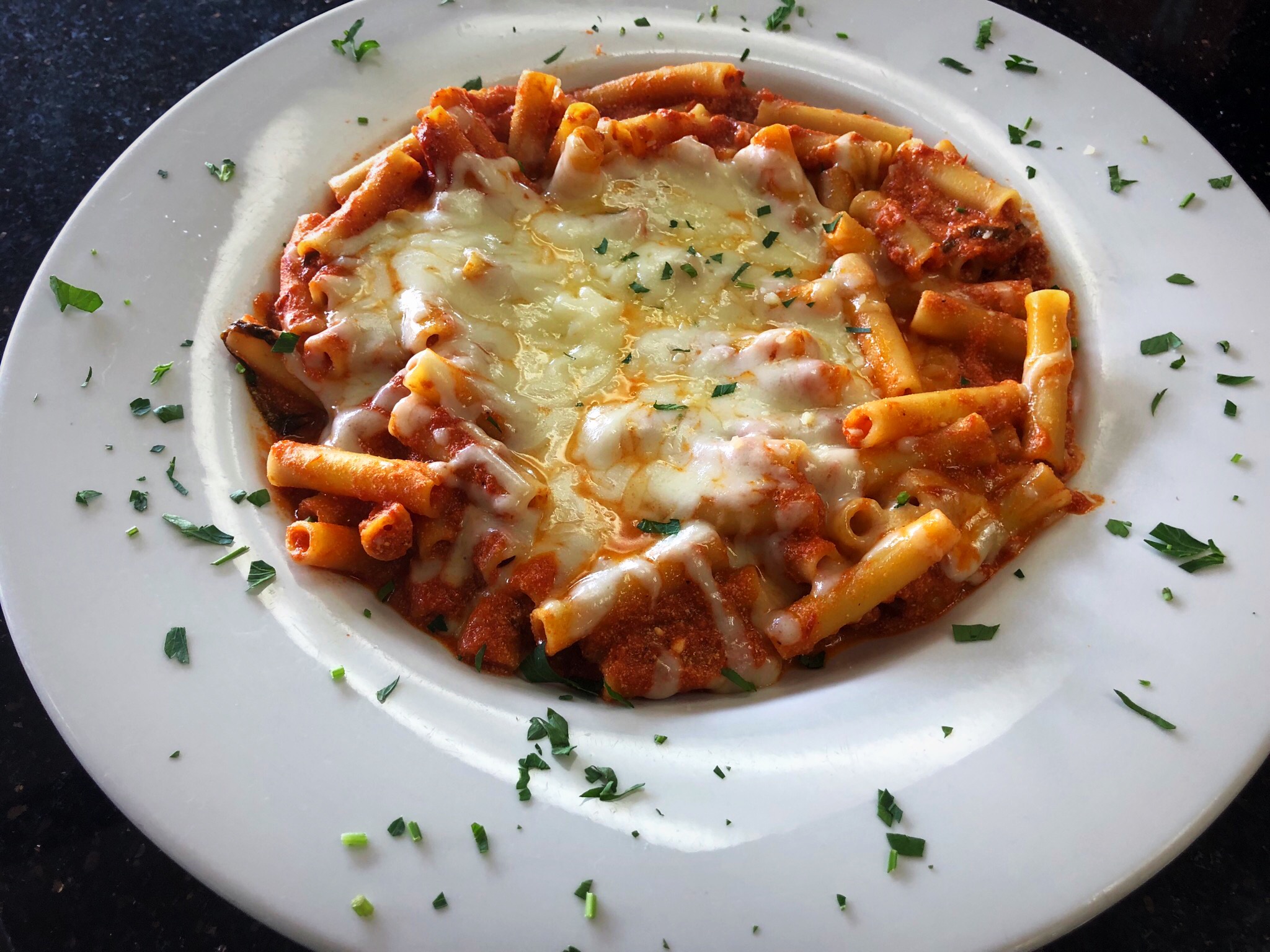Order Baked Ziti food online from Healthy Garden & Gourmet Pizza store, Collingswood on bringmethat.com