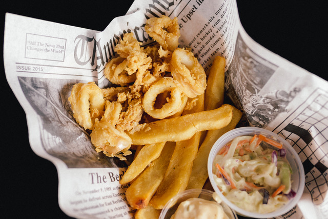 Order Calamari and Chips food online from London Fish & Chips store, San Bruno on bringmethat.com