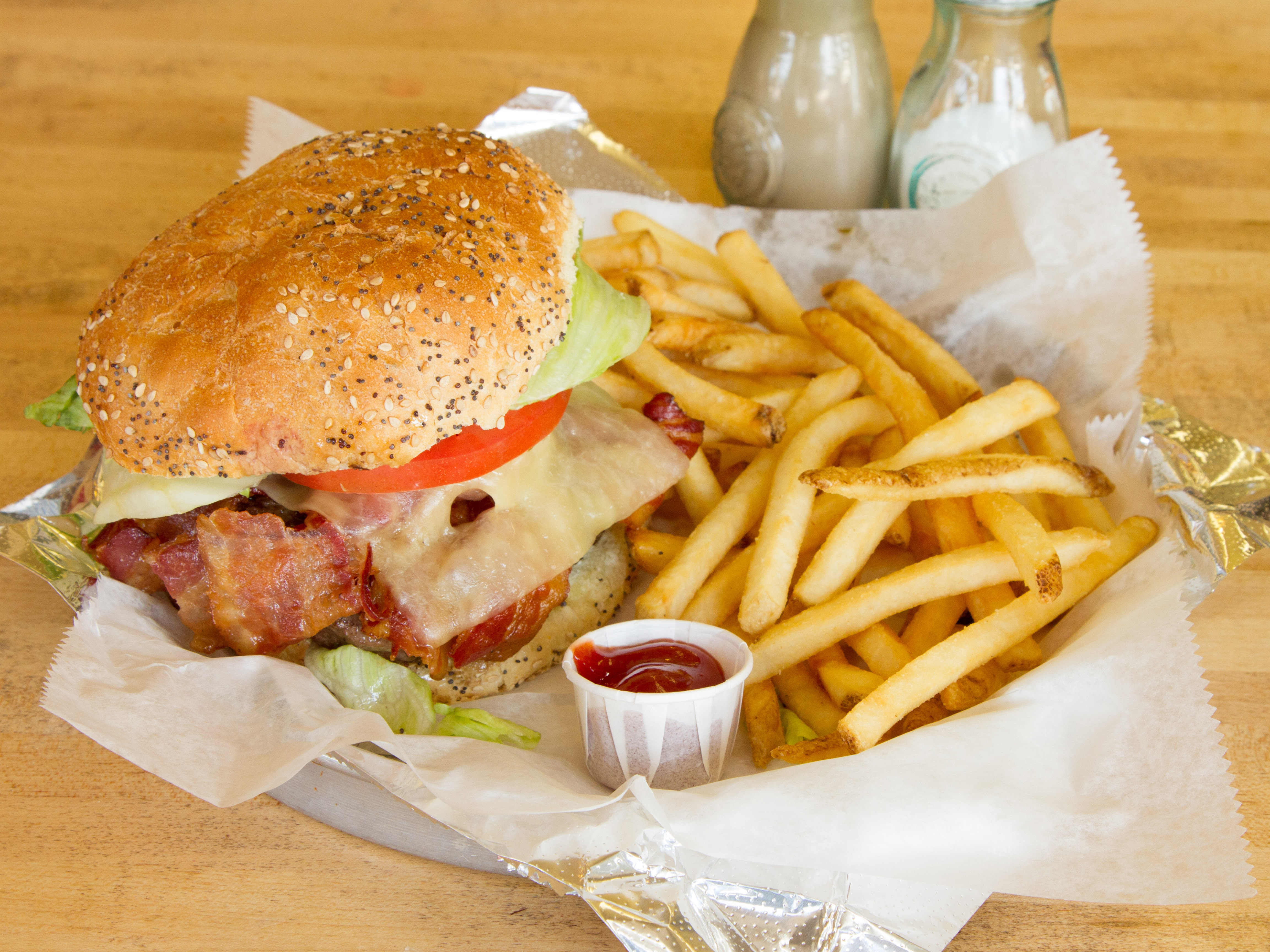Order Green Monster Burger food online from The Real Deal Deli store, West Roxbury on bringmethat.com