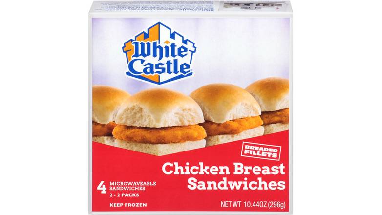 Order White Castle Chicken Breast Sliders food online from Aldan Sunoco store, Aldan on bringmethat.com