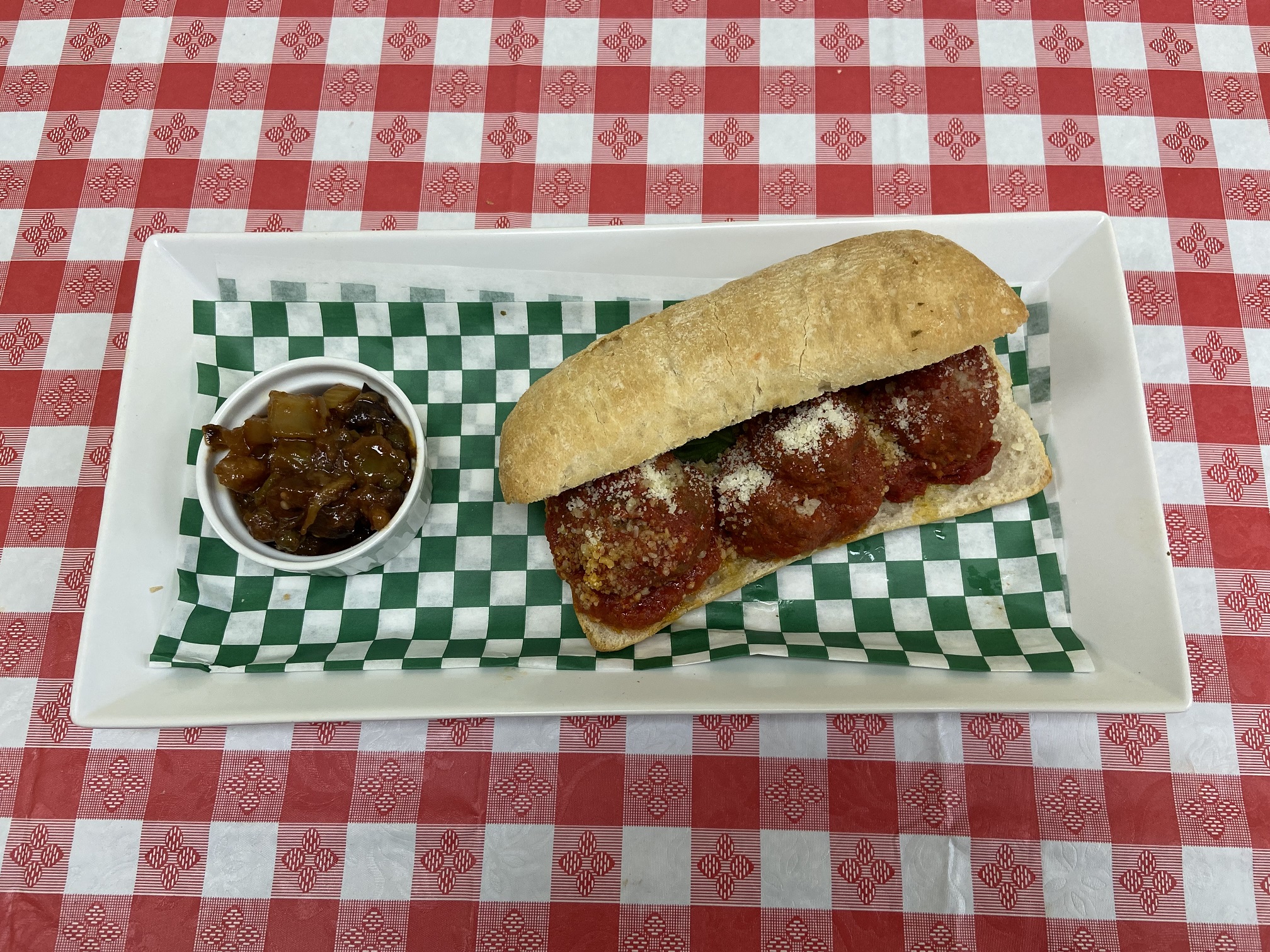 Order Meatball Sandwich food online from Dolce Vita store, Mesa on bringmethat.com