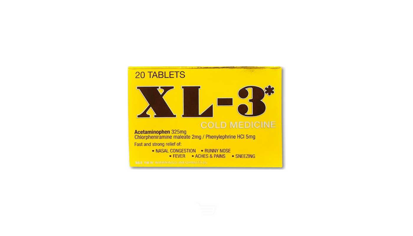 Order XL-3 Cold Medicine 20 Tablets food online from Foodland Liquor store, Santa Ana on bringmethat.com