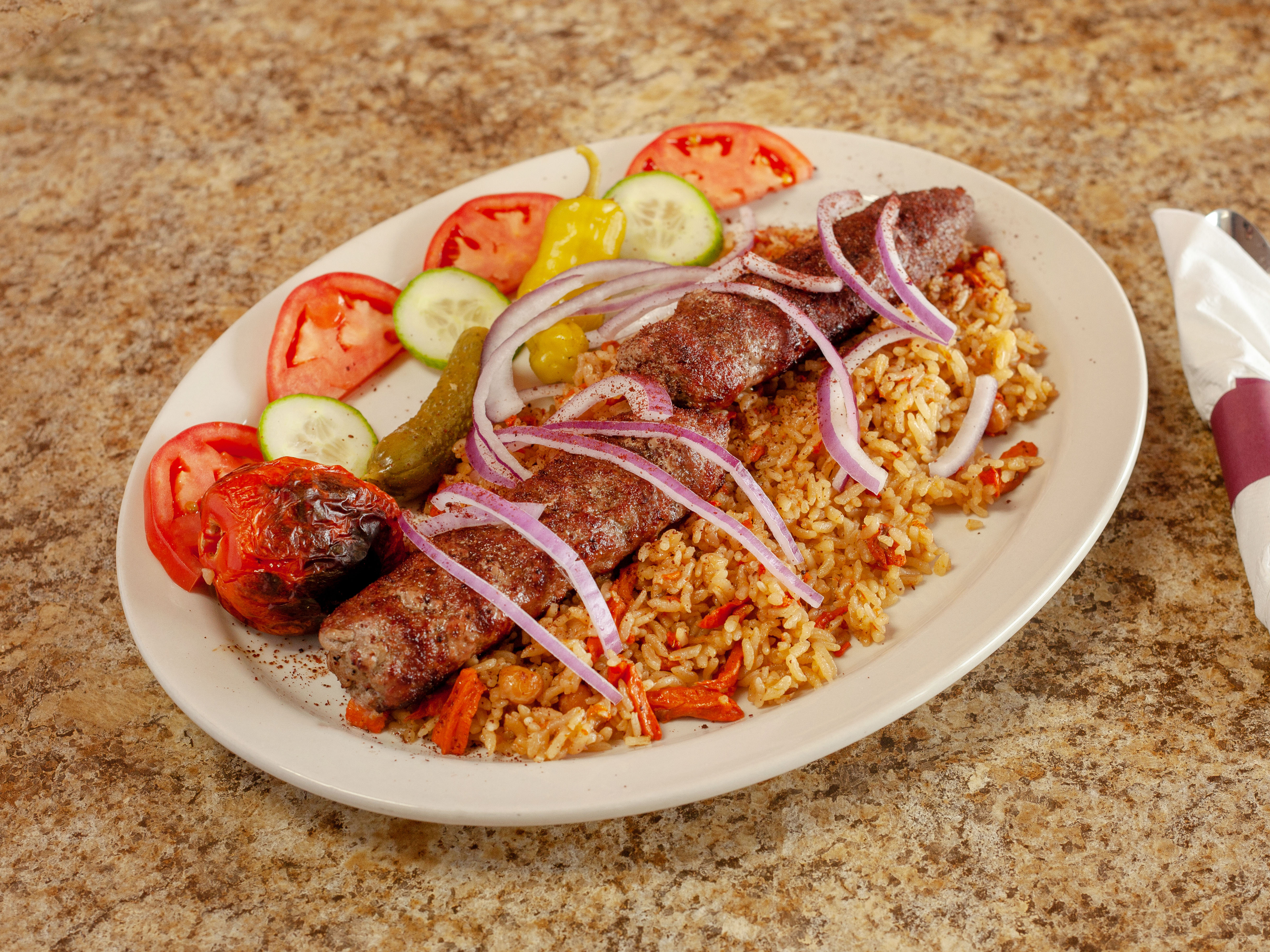 Order Lyule Kebab food online from Troy Mediterranean Cuisine store, Valley Park on bringmethat.com