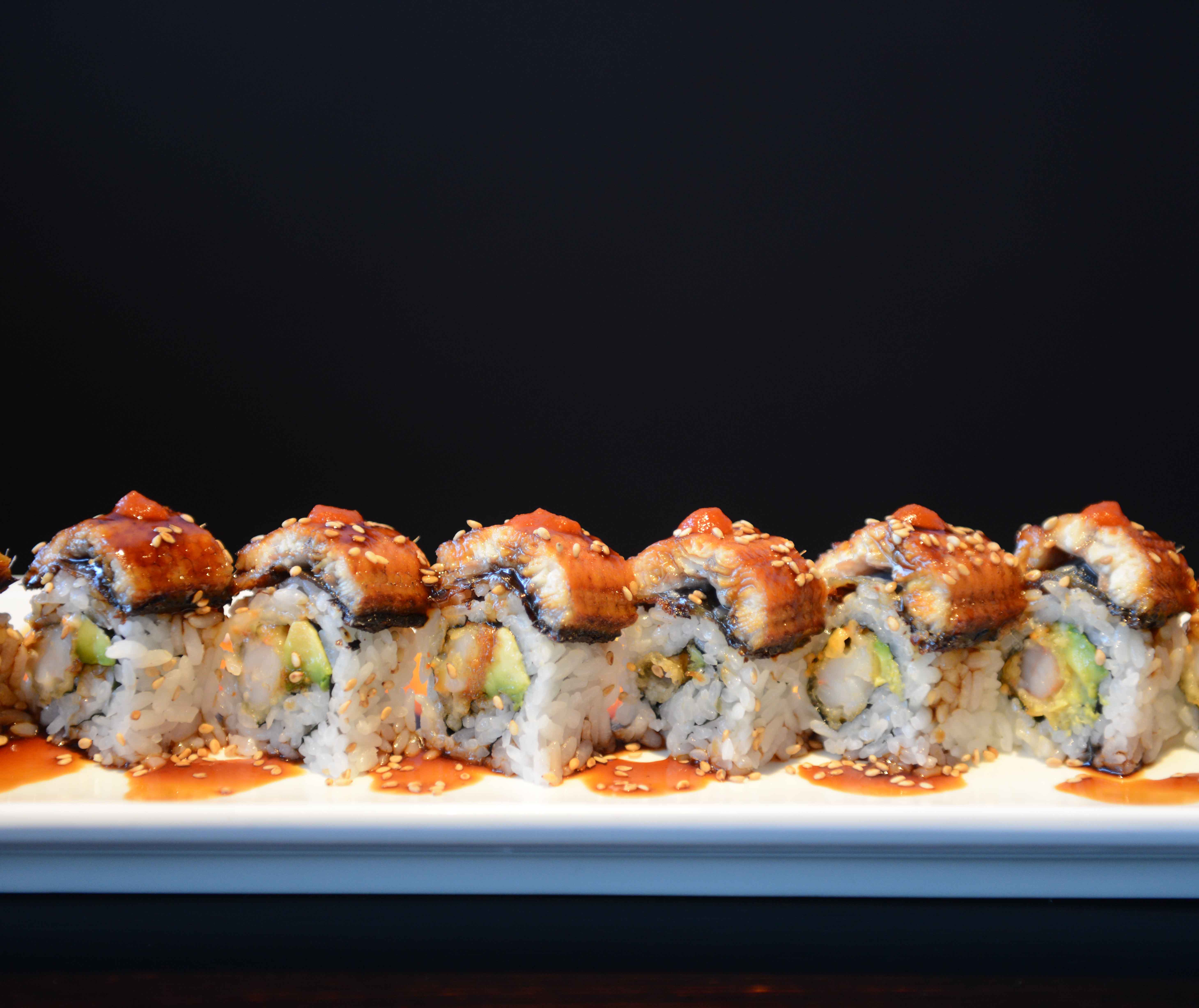 Order Volcano Roll food online from Miyoda Sushi store, Redondo Beach on bringmethat.com