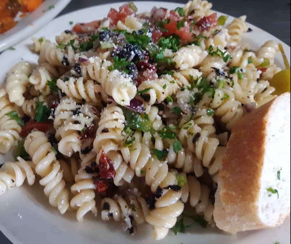 Order Pasta Salad food online from Rocco's Little Chicago store, Tucson on bringmethat.com