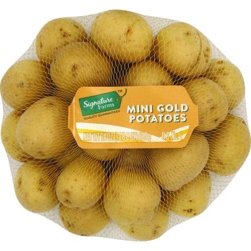 Order Signature Farms · Mini Gold Potatoes (24 oz) food online from Safeway store, Prescott on bringmethat.com