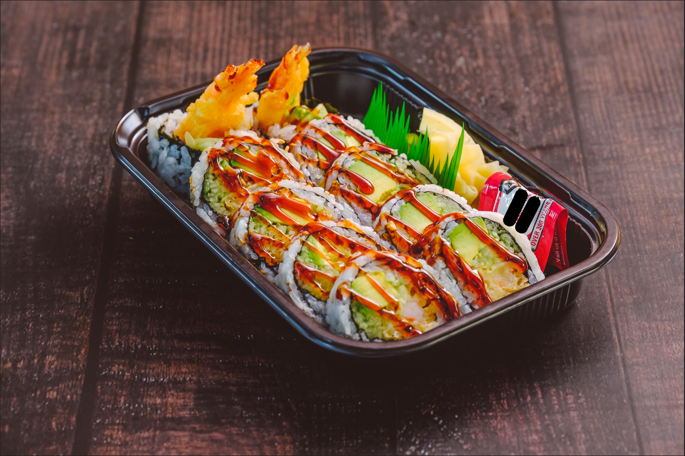 Order 3. Shrimp Tempura Roll food online from Wasabi Sushi store, Blue Bell on bringmethat.com