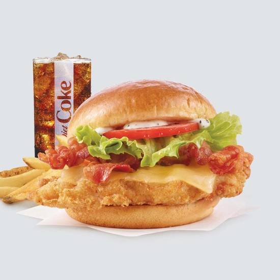 Order Asiago Ranch Chicken Club Combo food online from Wendy store, Gonzales on bringmethat.com