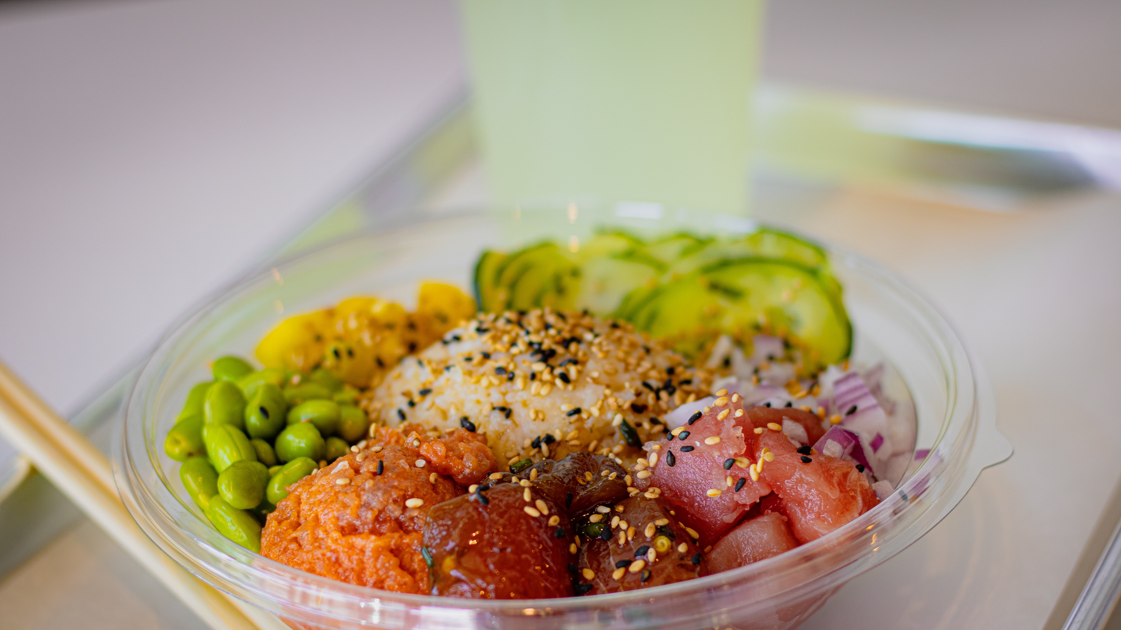 Order DELIVERY Tuna Trio Bowl food online from Koibito Poke store, Scottsdale on bringmethat.com