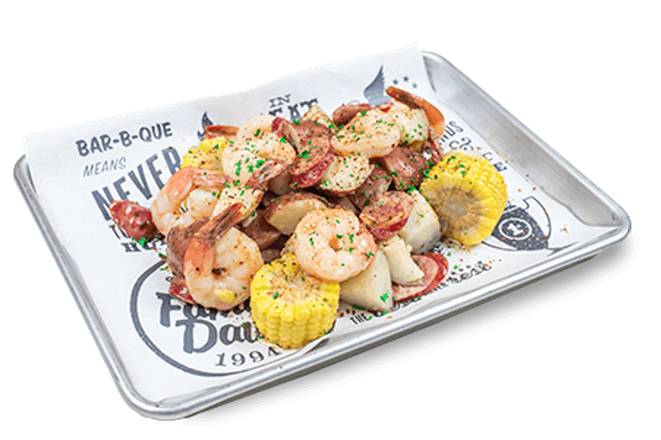 Order Famous Cajun Shrimp Boil food online from Famous Dave's store, Knoxville on bringmethat.com