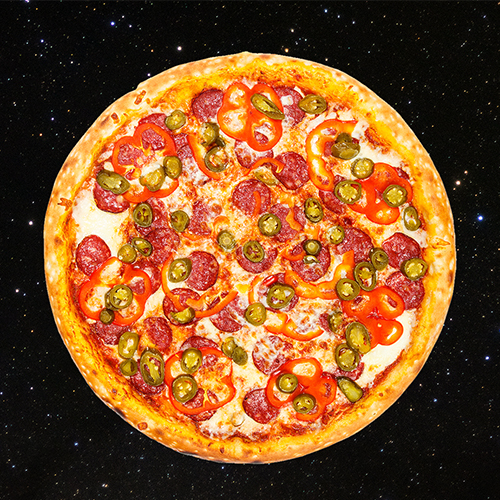 Order Big Bang Pepperoni Jalapeno Pizza food online from Bitcoin Pizza store, Scottsdale on bringmethat.com