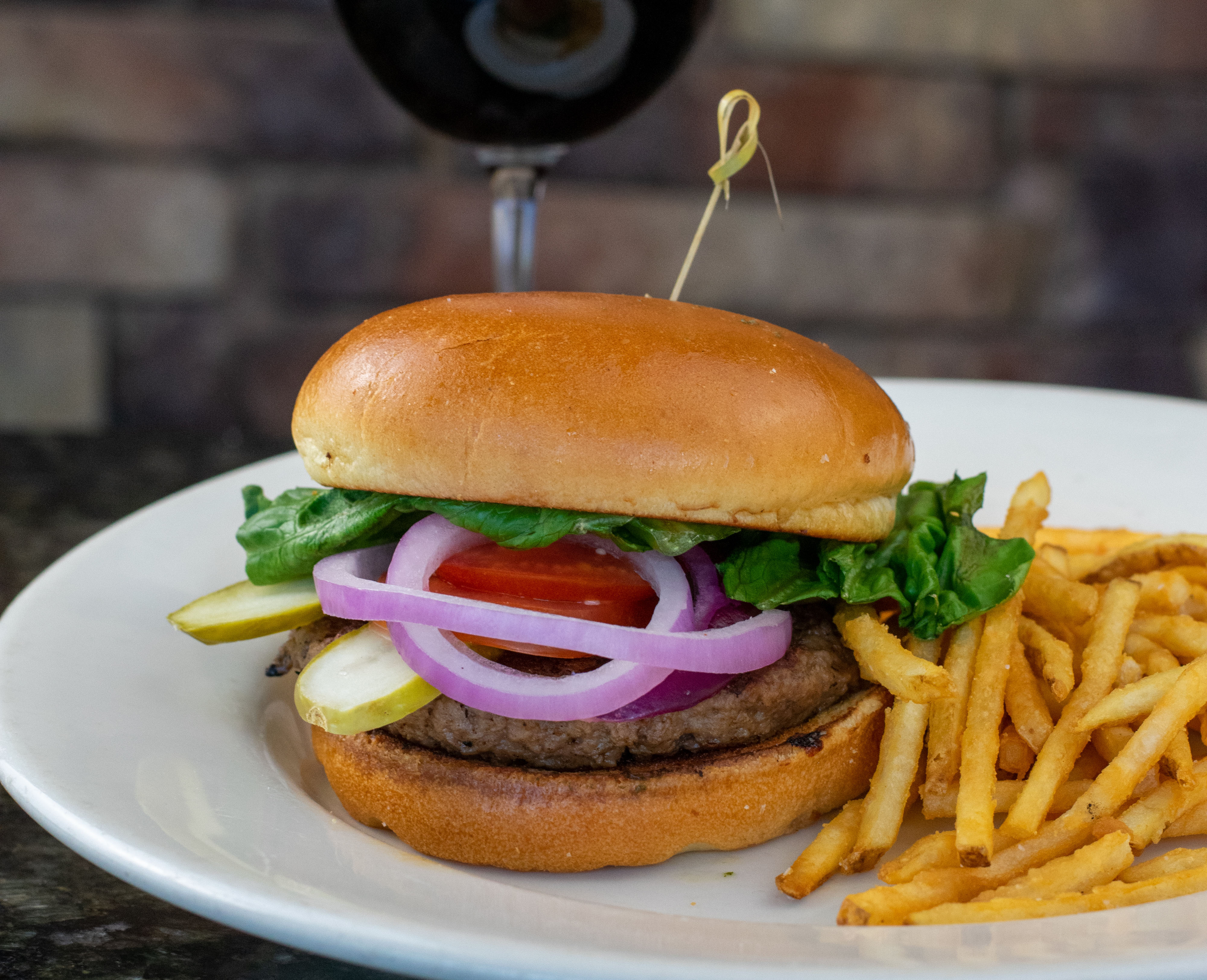 Order Bistro Burger food online from D.H. Lescombes Winery & Bistro store, Albuquerque on bringmethat.com
