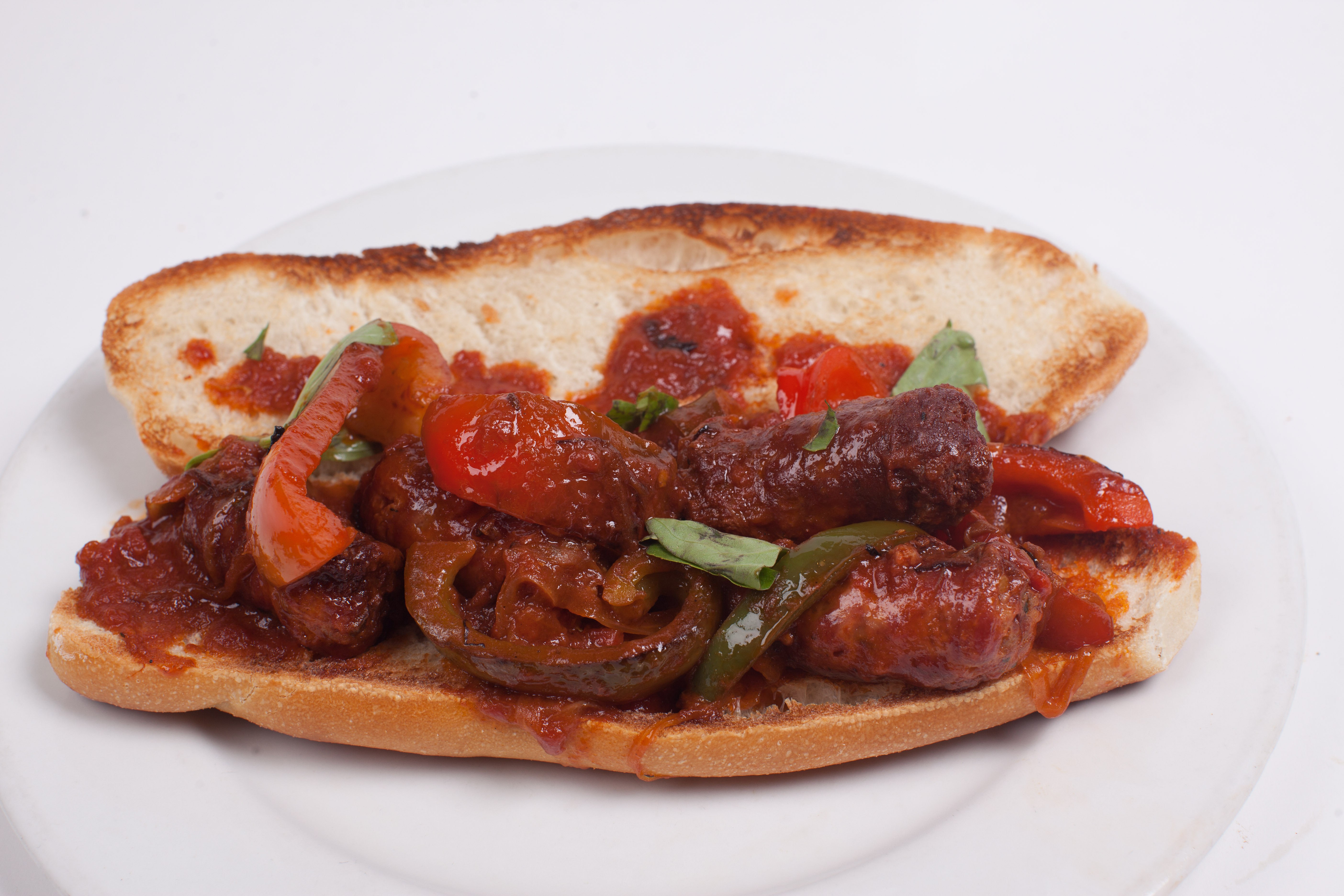 Order Sausage & Peppers Hero food online from Umberto Pizzeria store, Bellmore on bringmethat.com