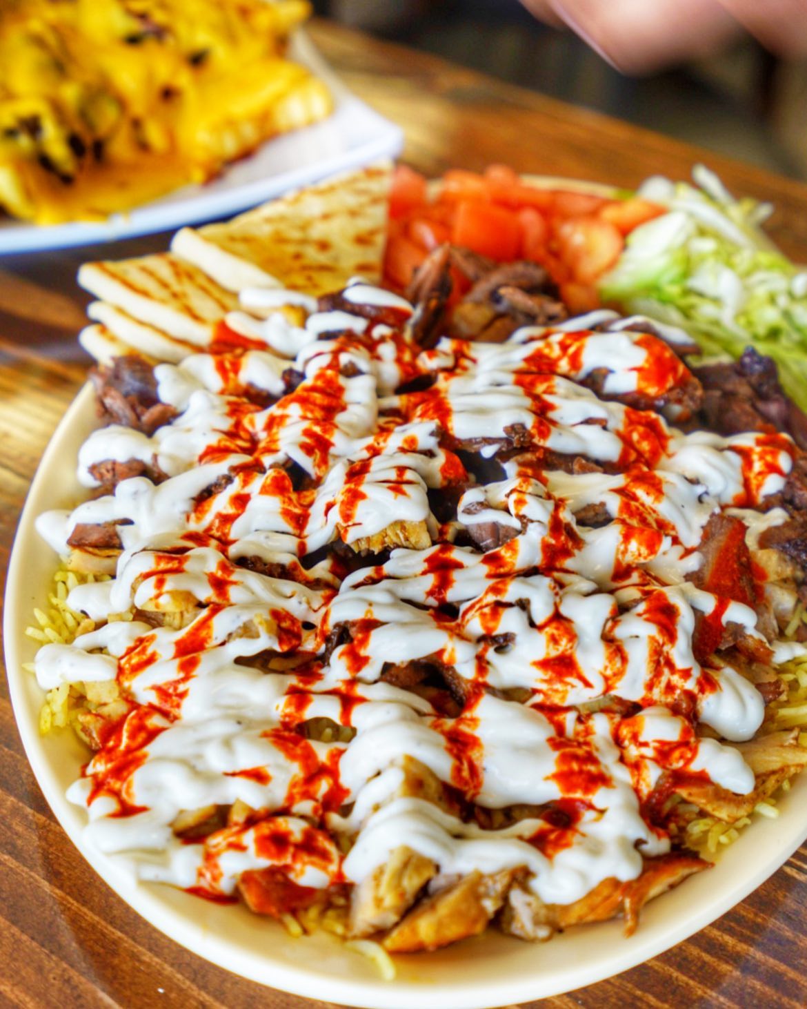 Order Shawarma Over Rice food online from Busy Boy Grill & Cafe store, Richmond on bringmethat.com
