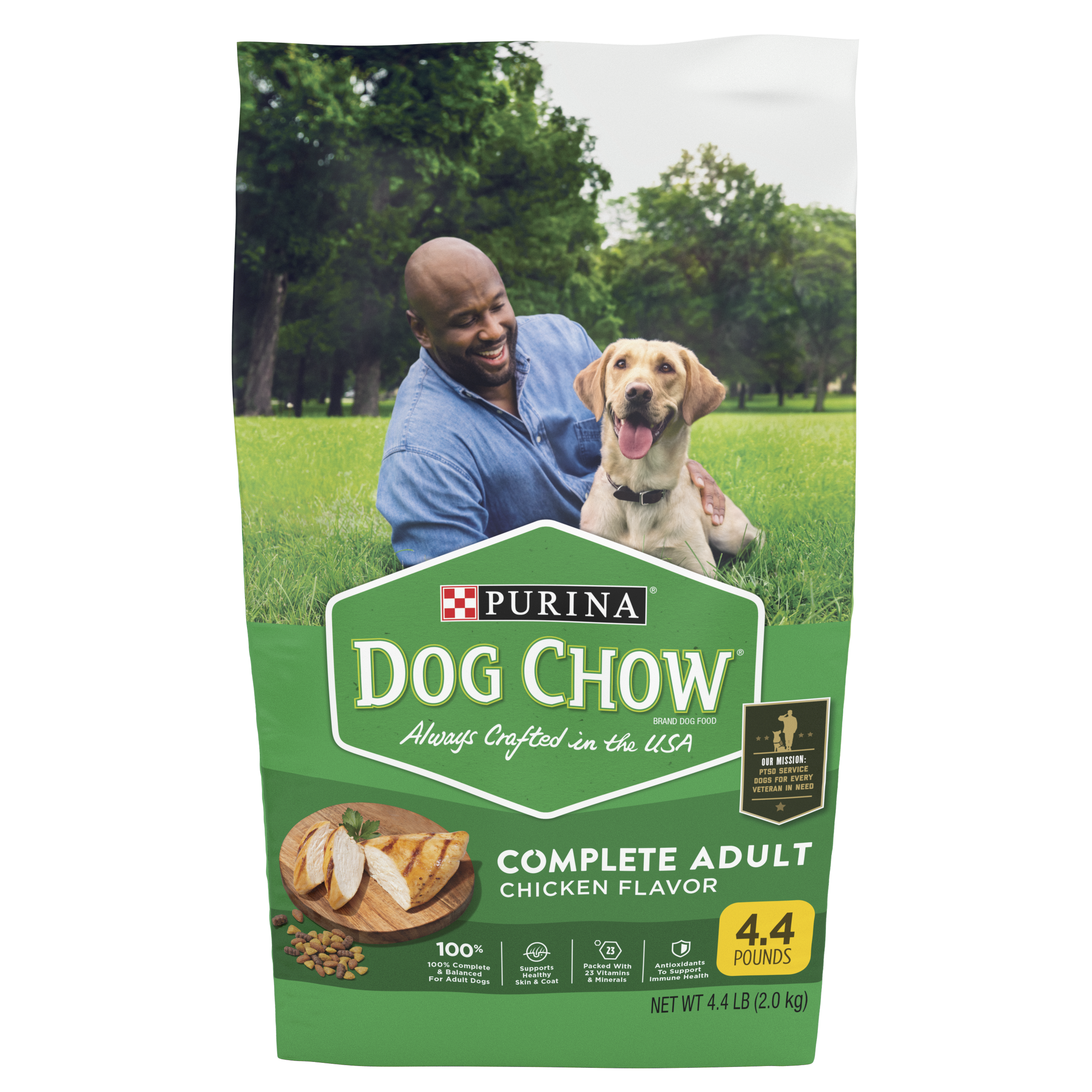 Order Purina Dog Chow Complete Adult Dry Dog Food Bag, Kibble With Chicken Flavor - 4.4 lb food online from Rite Aid store, ELMIRA on bringmethat.com