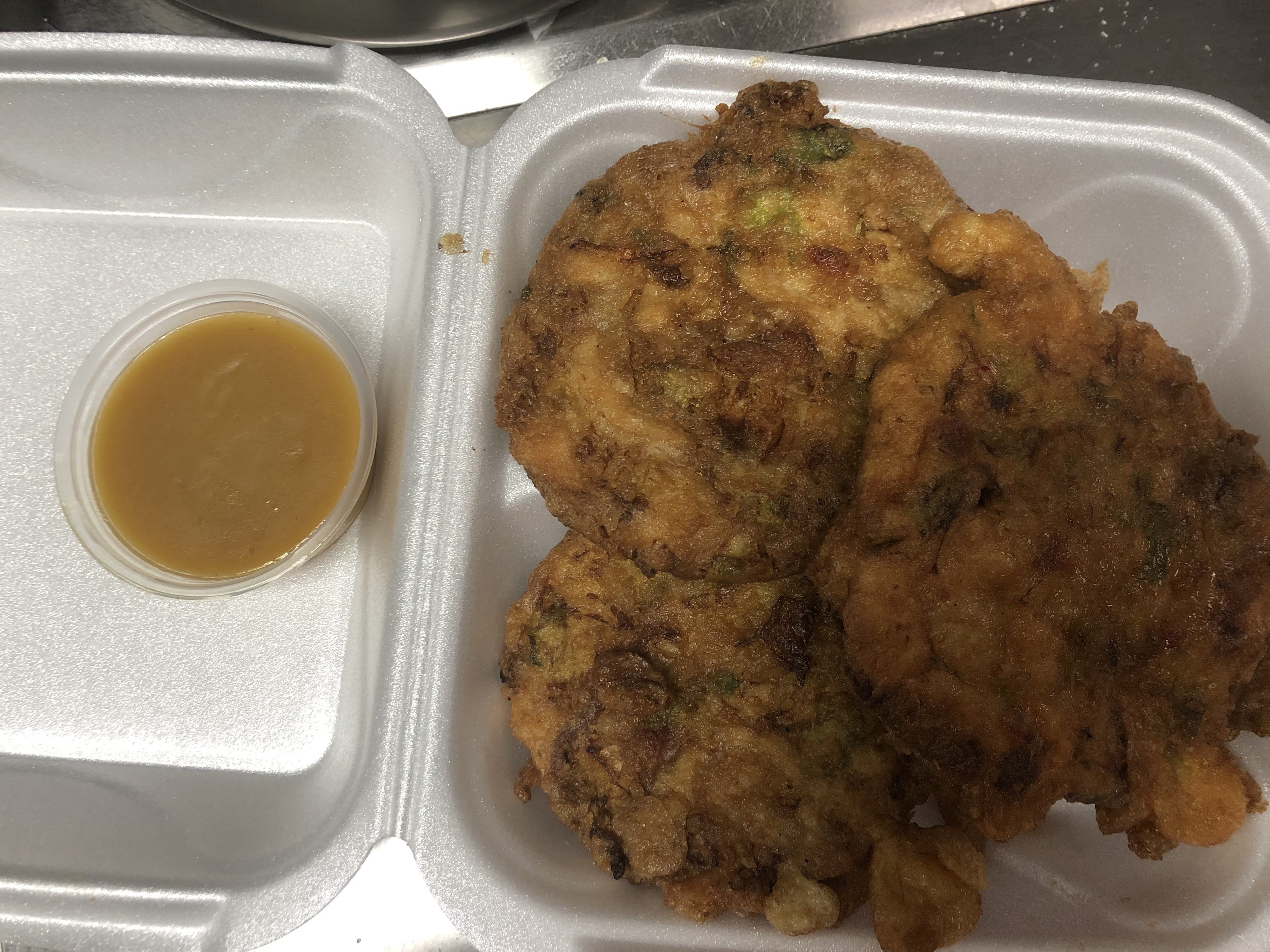 Order E3. Combo Egg Foo Young food online from Golden China store, Canton on bringmethat.com