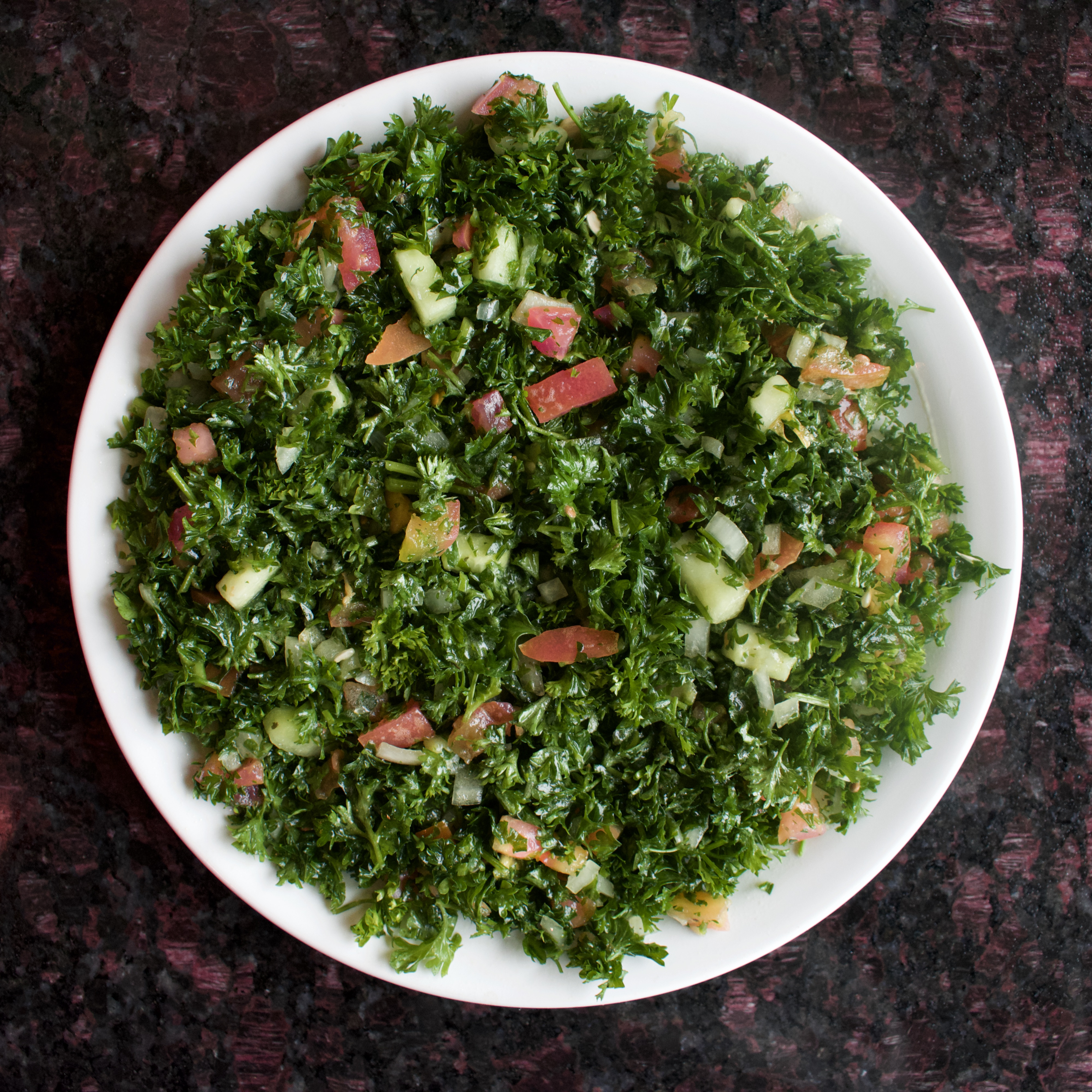Order Tabbouleh Salad food online from Pita Inn store, Skokie on bringmethat.com