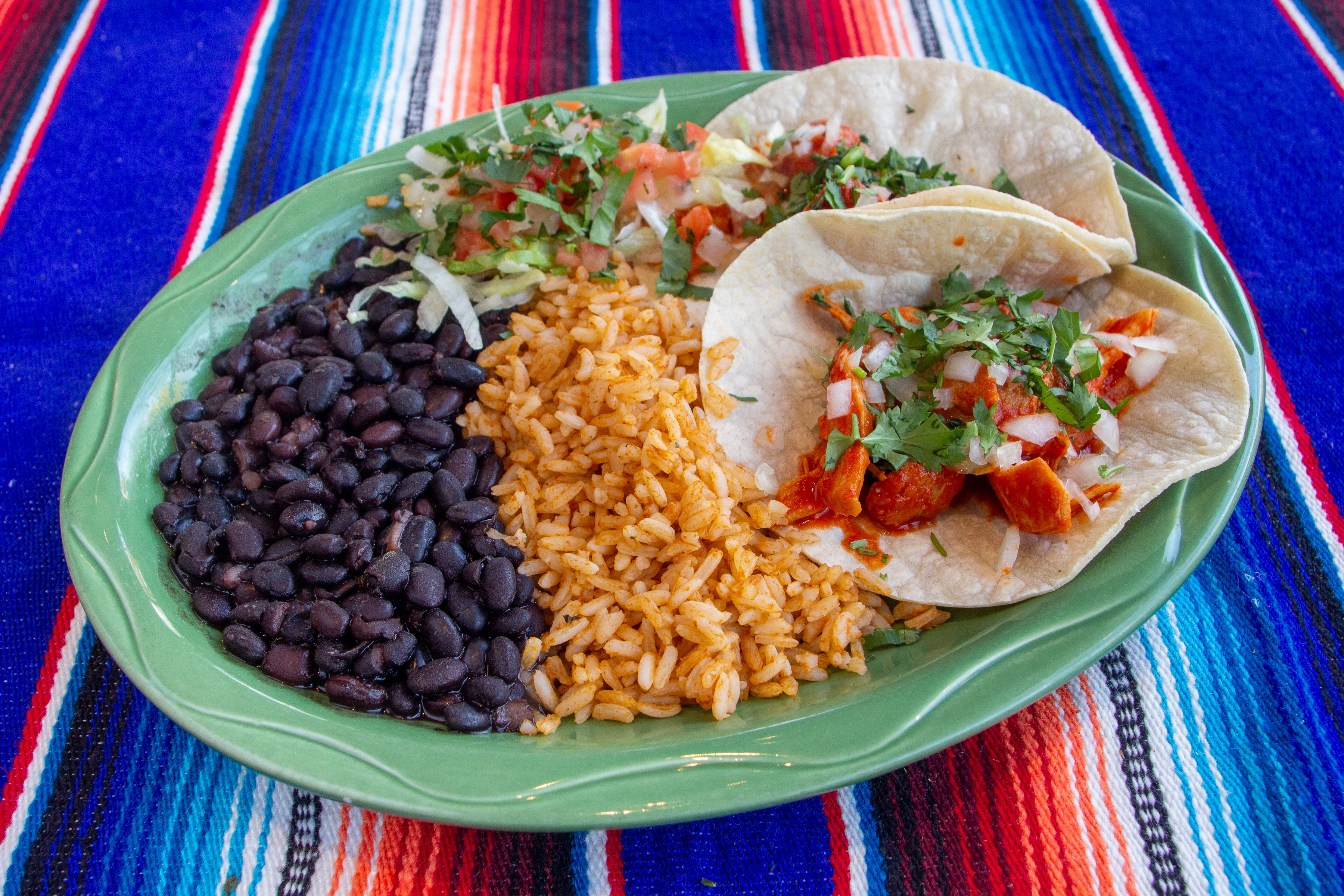 Order Taco Combo Plate food online from Aztec Willies store, Portland on bringmethat.com