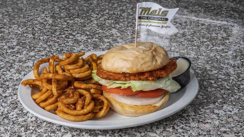 Order Classic Crispy Chicken Melburger-  Make it Hot or Not food online from The Original Mels store, Vacaville on bringmethat.com