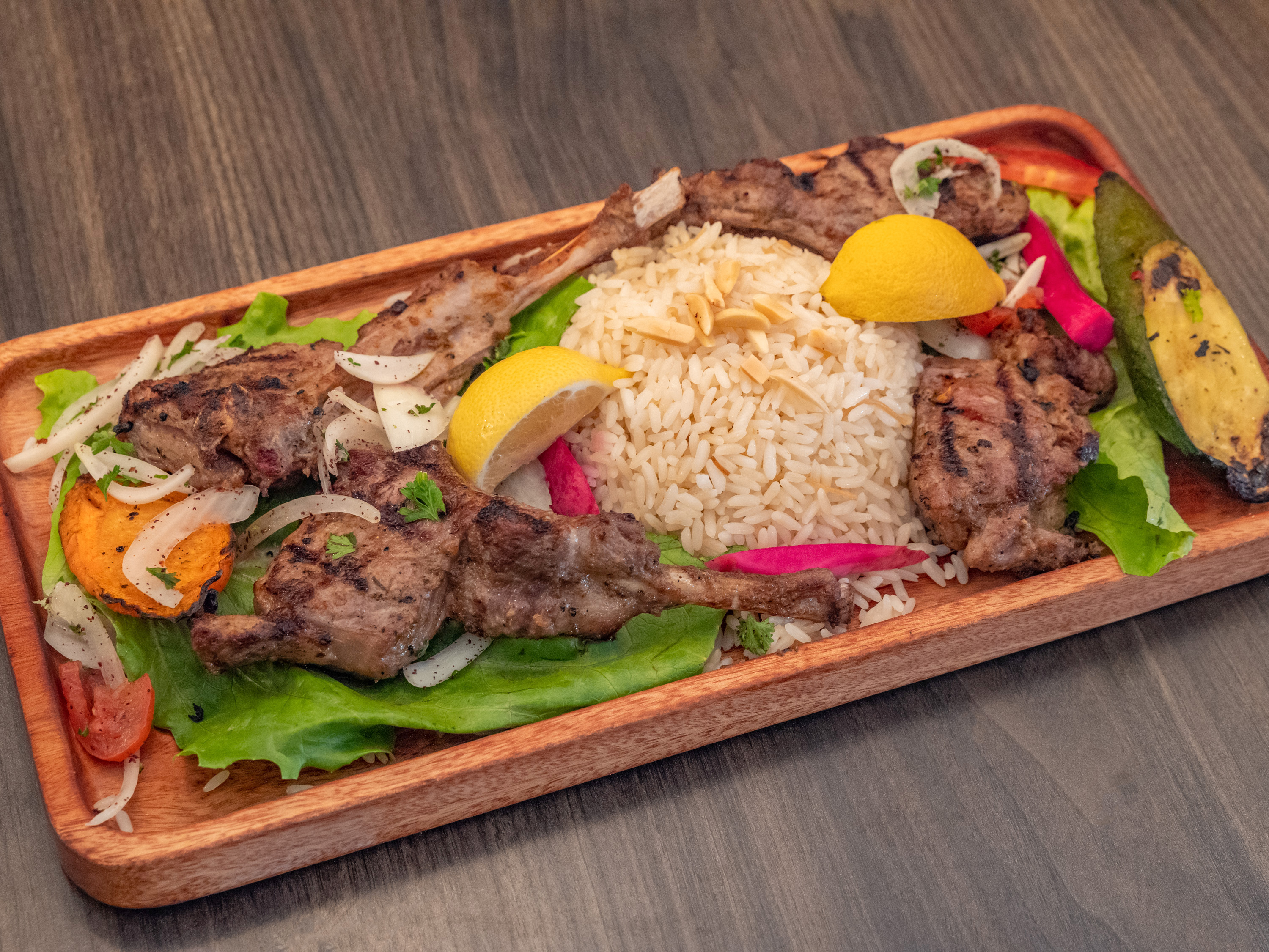 Order Lamb chops food online from Alloush Grill store, Livonia on bringmethat.com