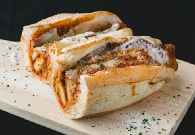 Order Chicken Parmigiana Sandwich food online from Napoletano Brothers store, Springfield on bringmethat.com
