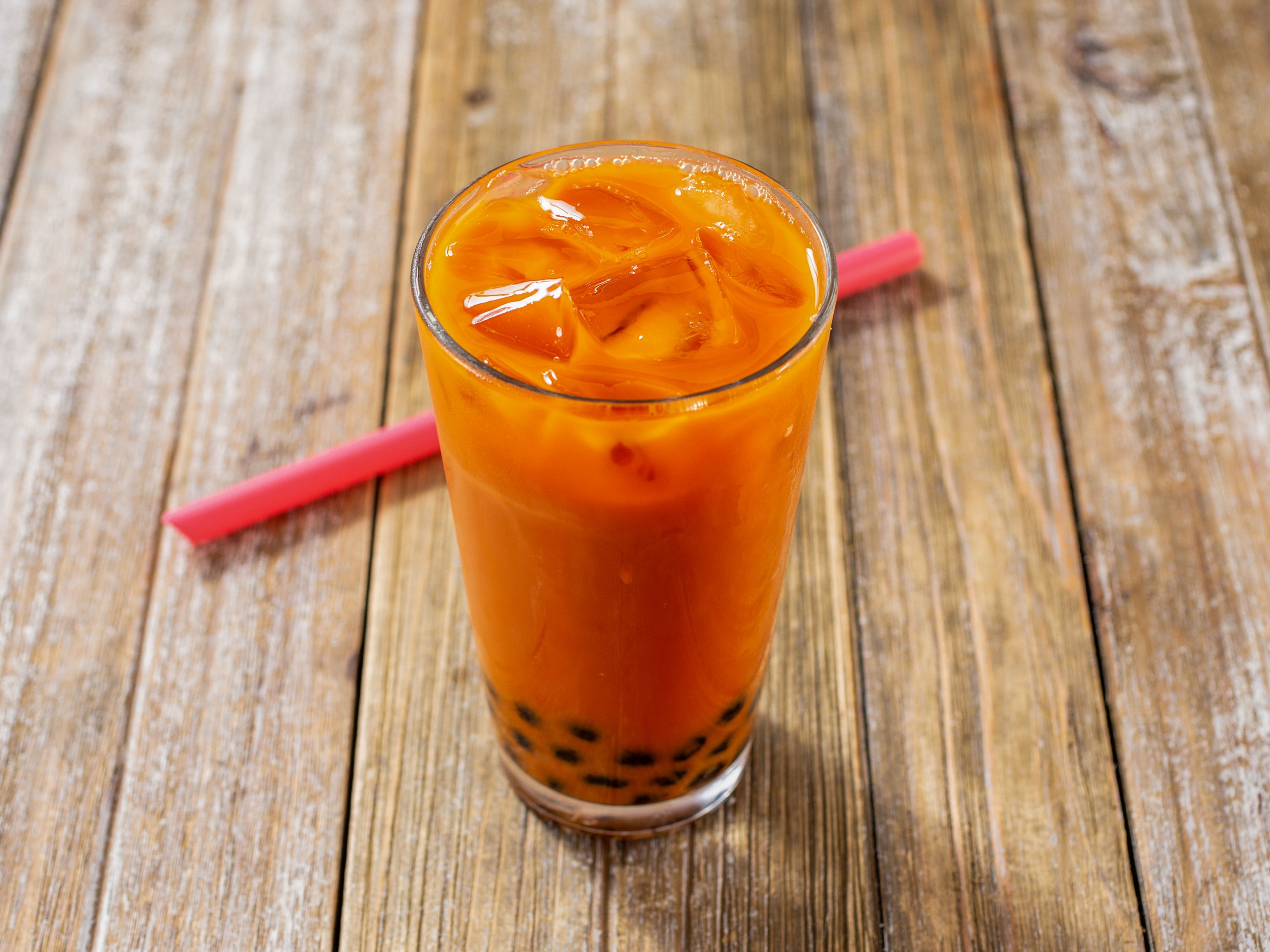 Order 11. Thai Iced Tea with Tapioca Ball food online from Pho Sao Bien store, San Diego on bringmethat.com