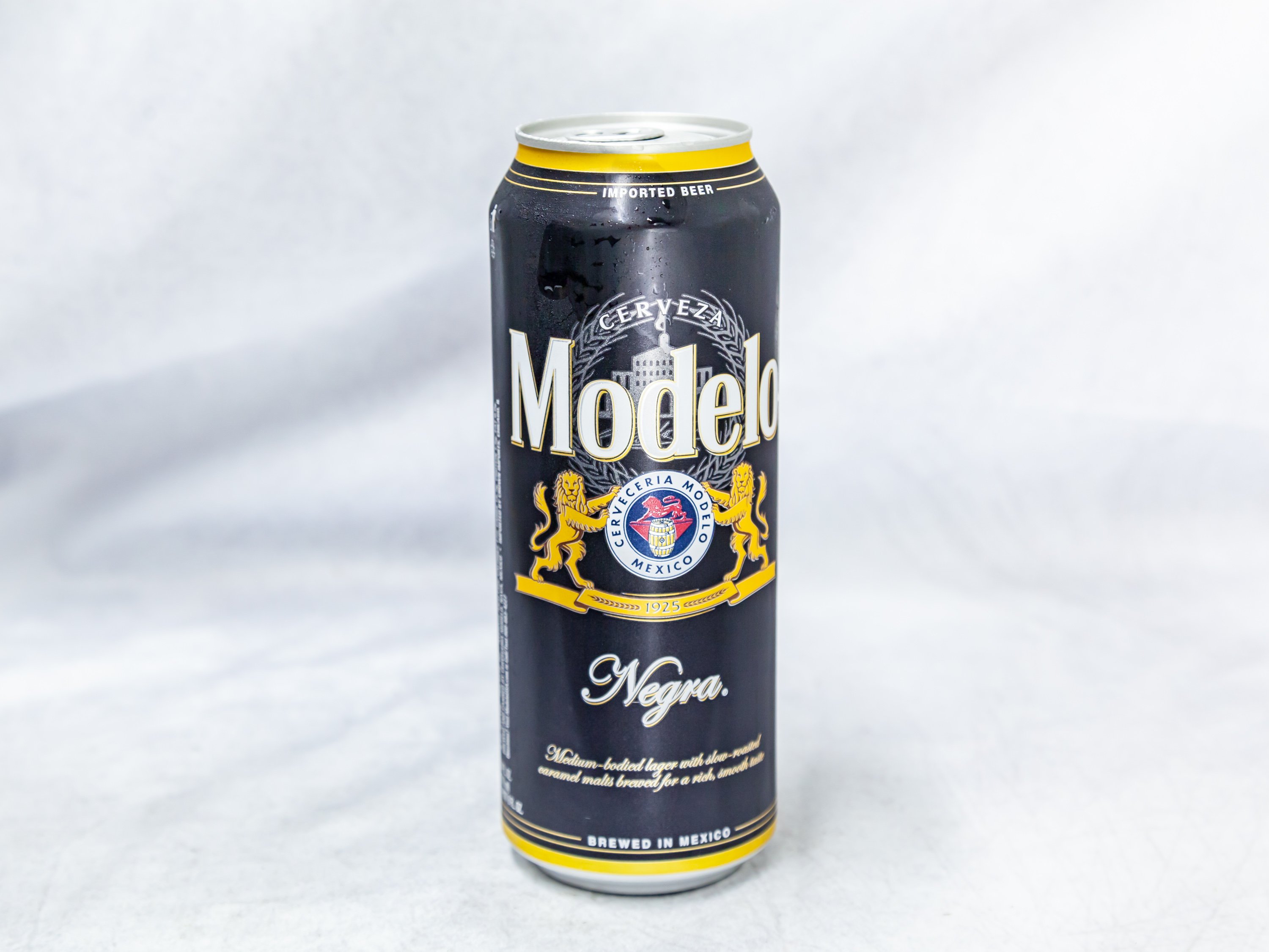 Order 24 oz. Can Modelo Especial Negra Beer food online from Gallaghers Drive-In Liquor store, Oakland on bringmethat.com