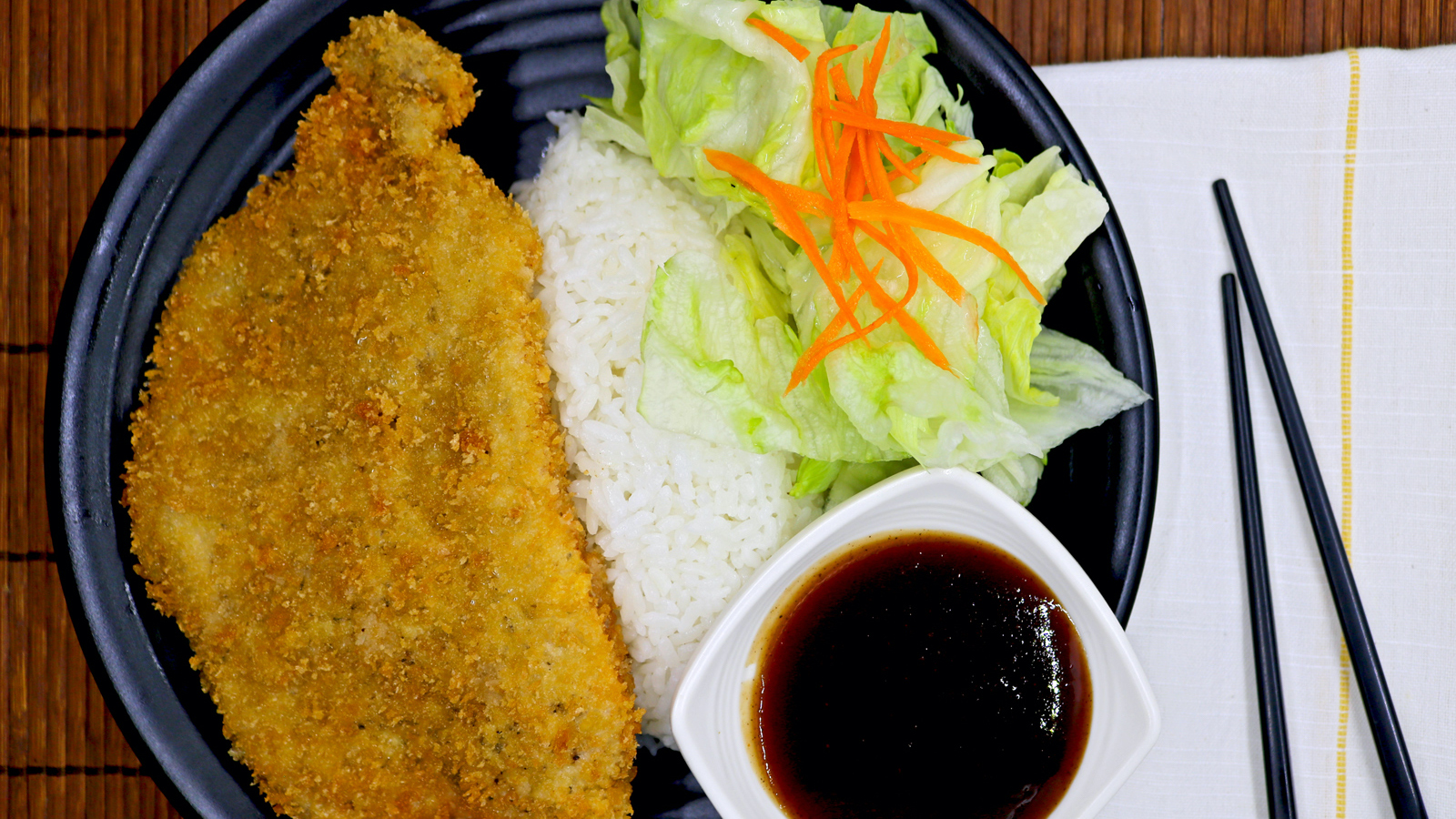 Order Tonkatsu Rice Plate food online from Momiji store, Colma on bringmethat.com