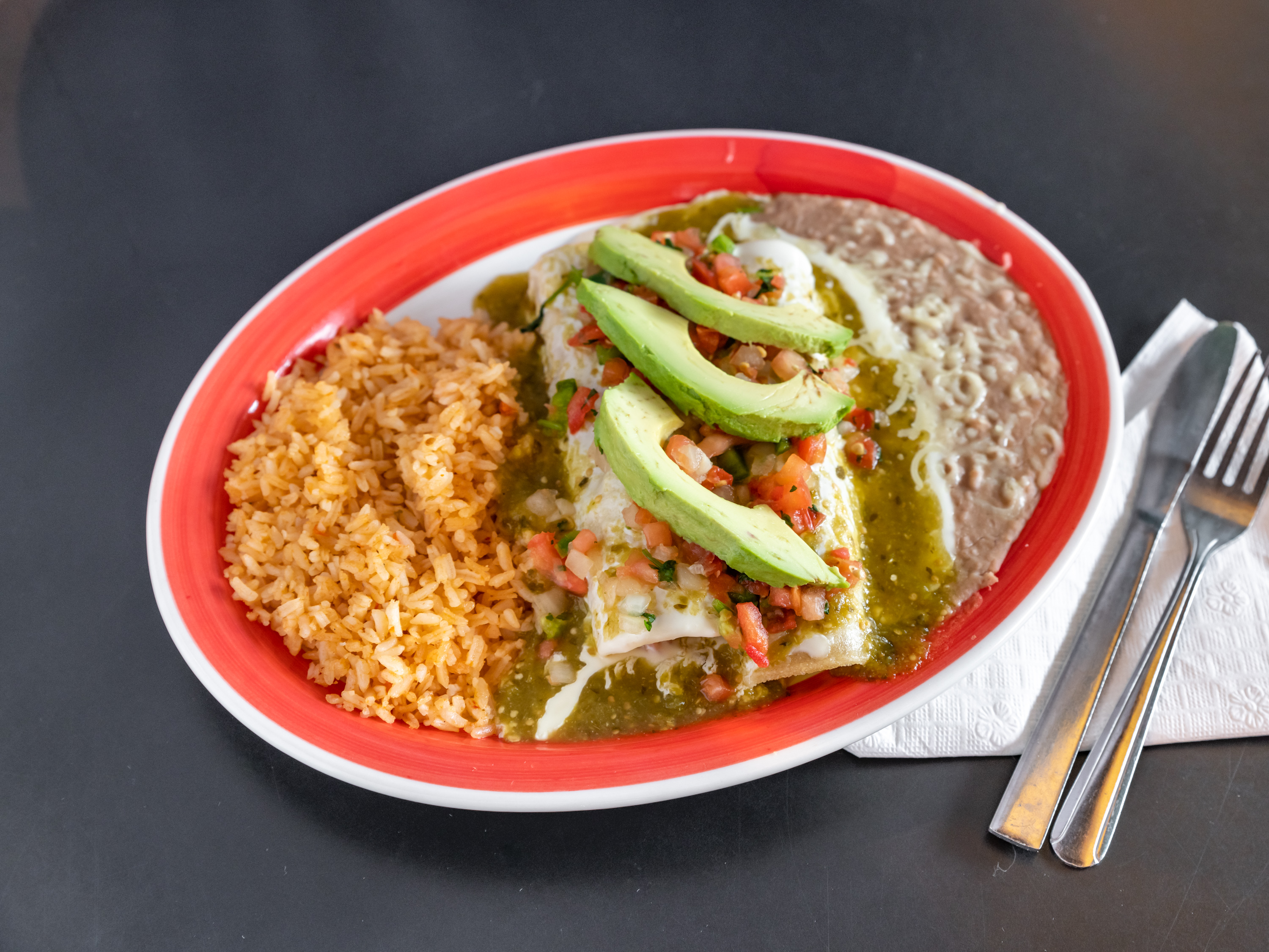 Order Enchiladas de Cerdo food online from Lalito Mexican Bar & Grill store, Suwanee on bringmethat.com