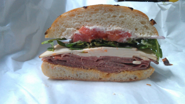 Order 3. Roast Beef Sandwich food online from Estela's Sandwiches store, San Francisco on bringmethat.com