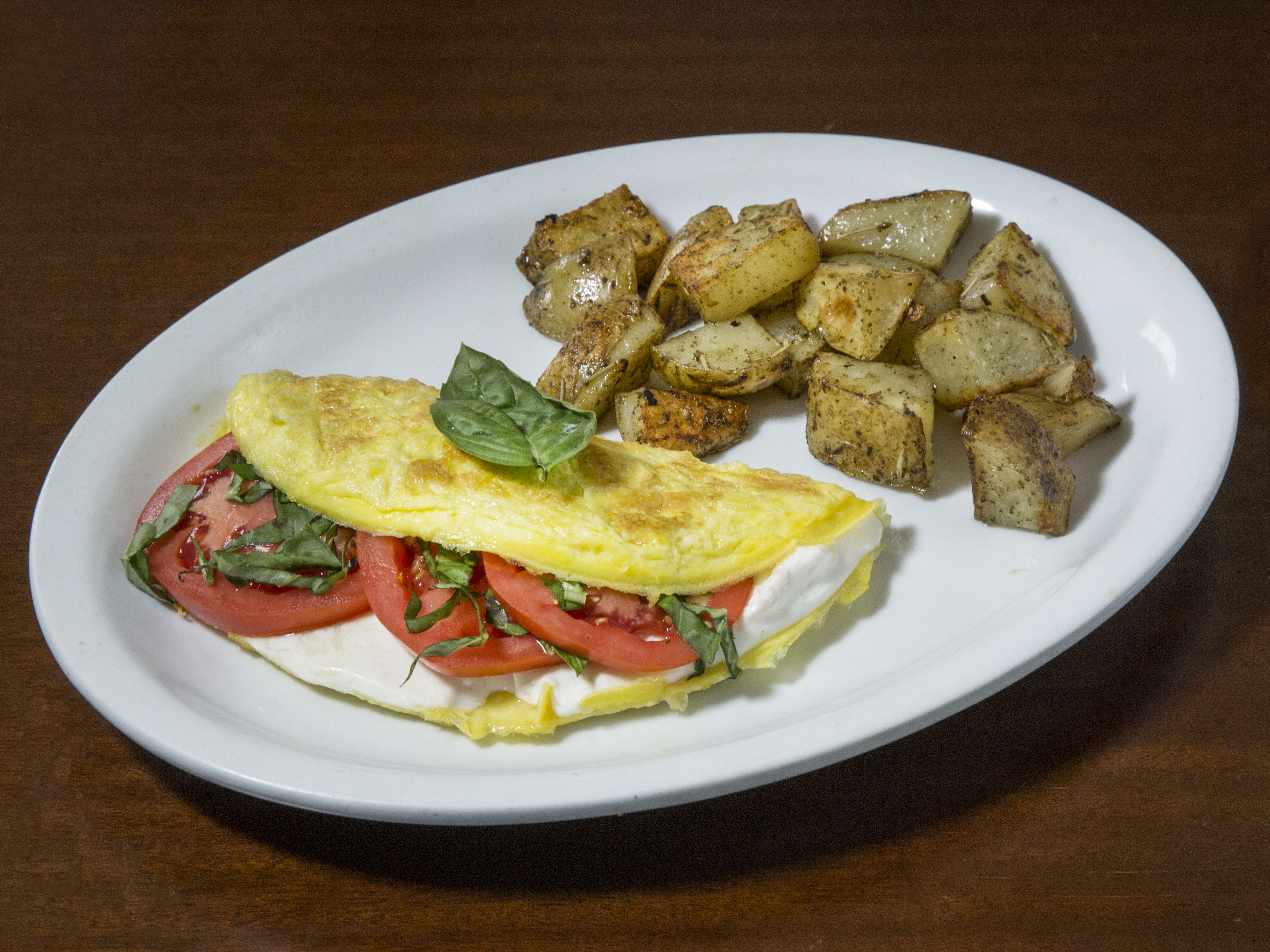 Order Caprese Omelet food online from Alo Cafe store, Scottsdale on bringmethat.com