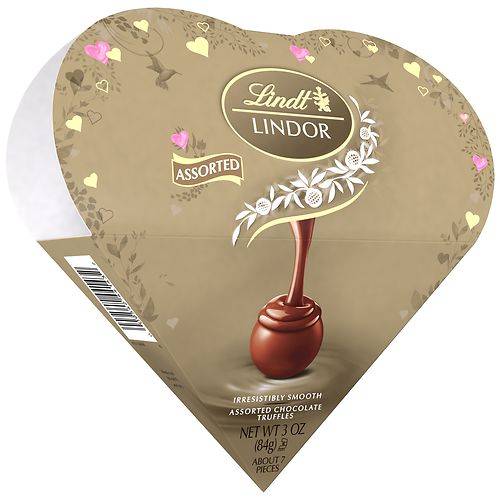 Order Lindt Valentine's Lindor Assorted Truffles Friendship Heart - 3.0 oz food online from Walgreens store, SEARCY on bringmethat.com