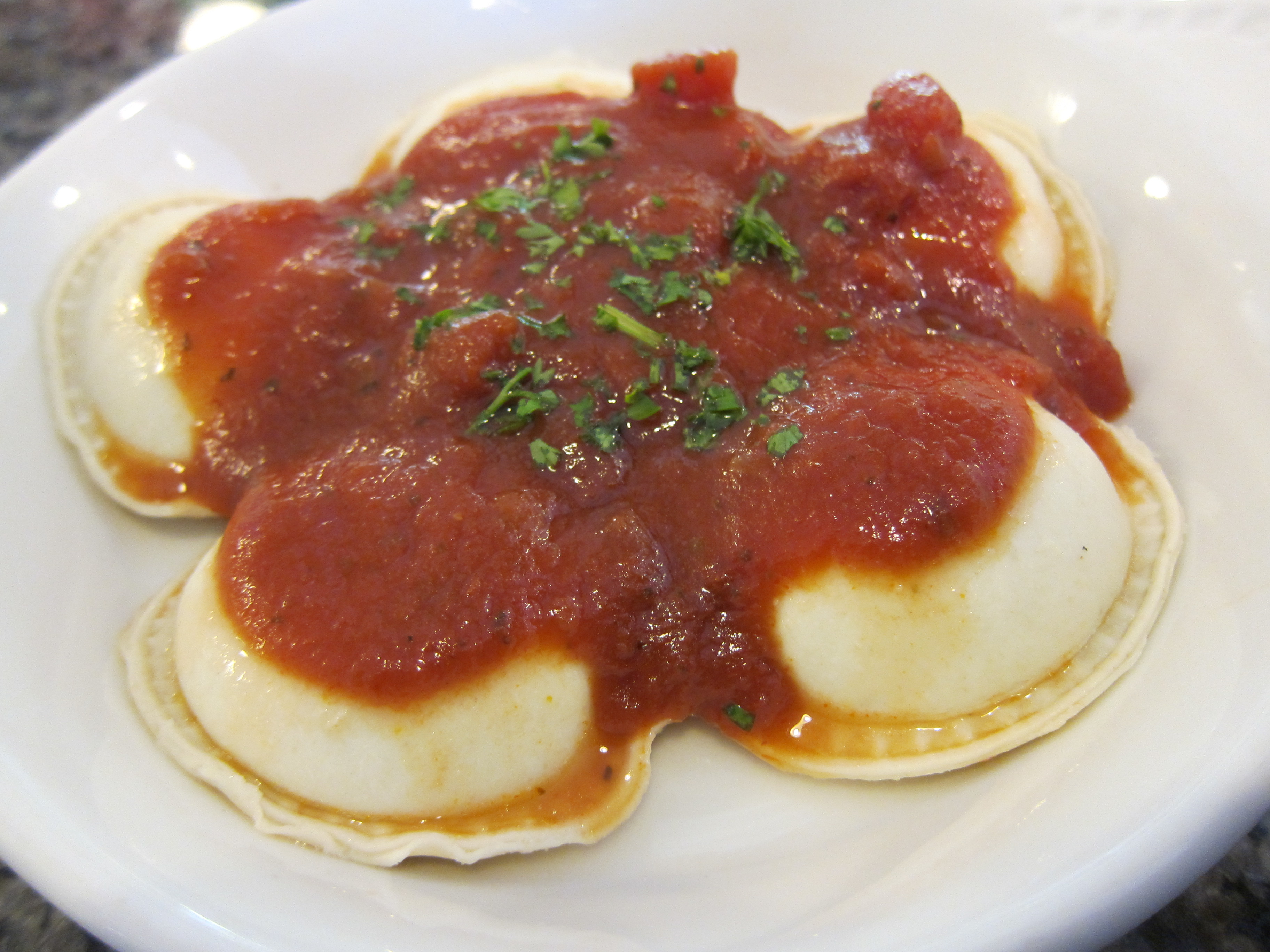Order Cheese Ravioli food online from Giuliano's Delicatessen and Bakery store, Torrance on bringmethat.com