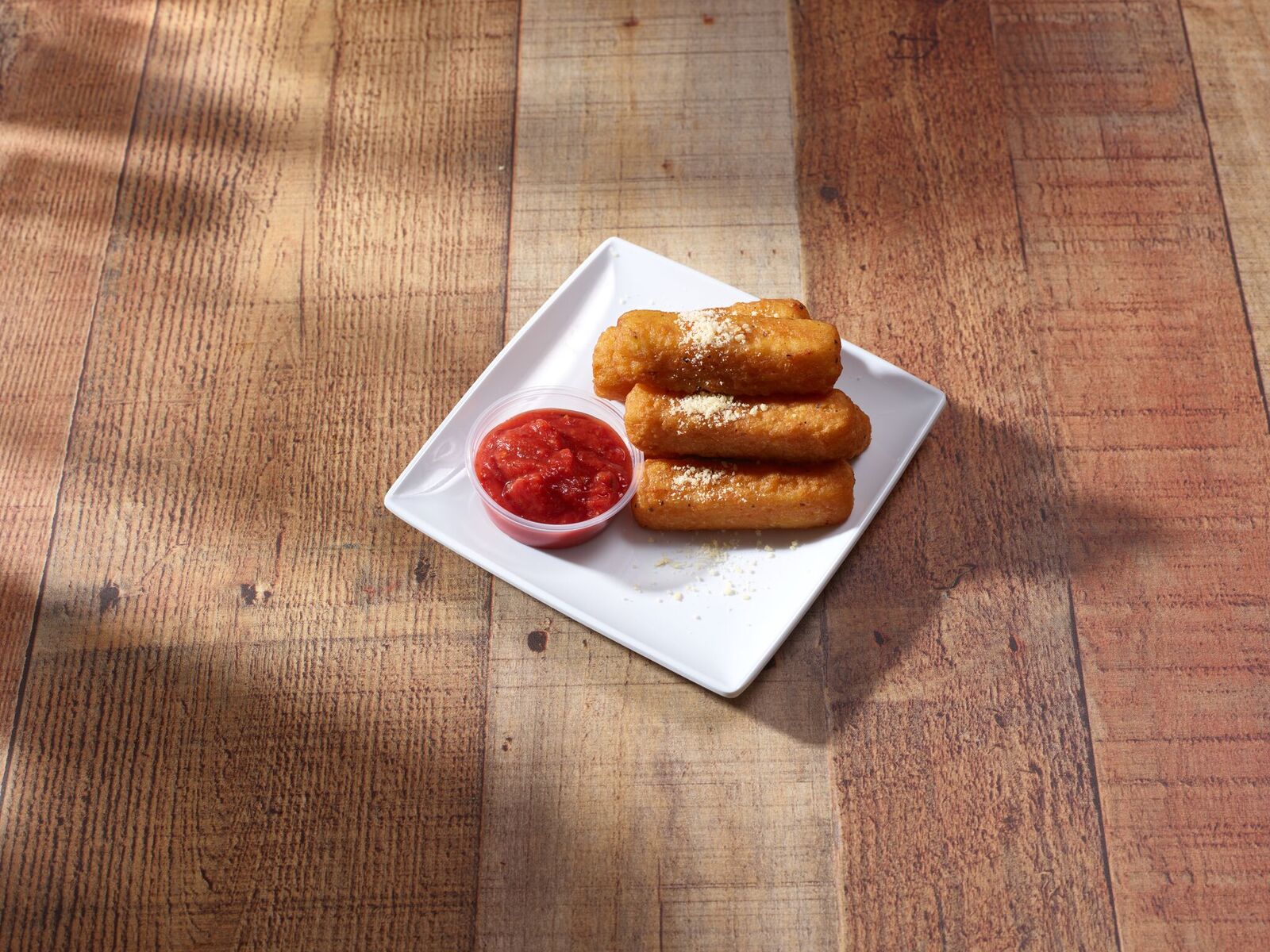 Order 6-Piece Mozzarella Sticks food online from The Pies Guys Pizzeria store, Syracuse on bringmethat.com