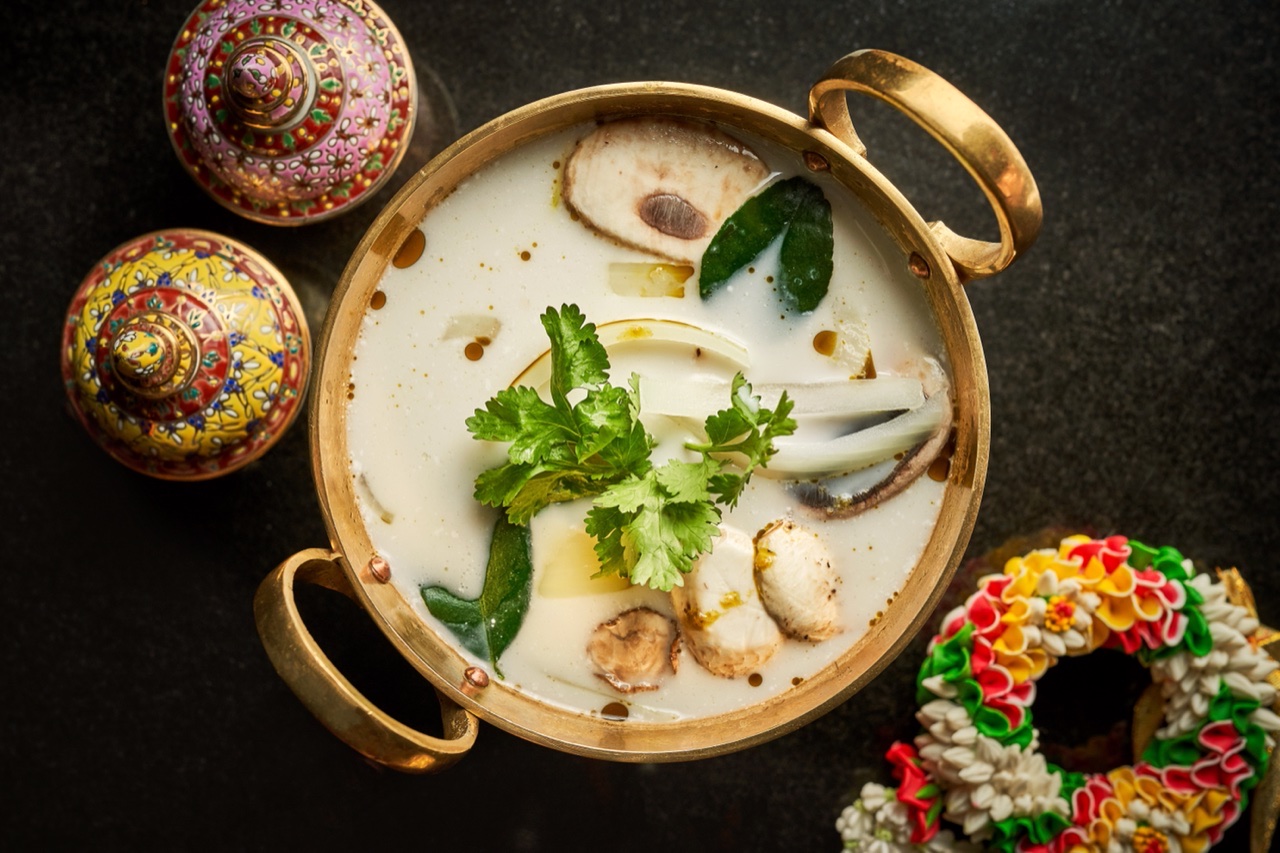 Order Tom Kha Soup food online from Valla Table store, New York on bringmethat.com