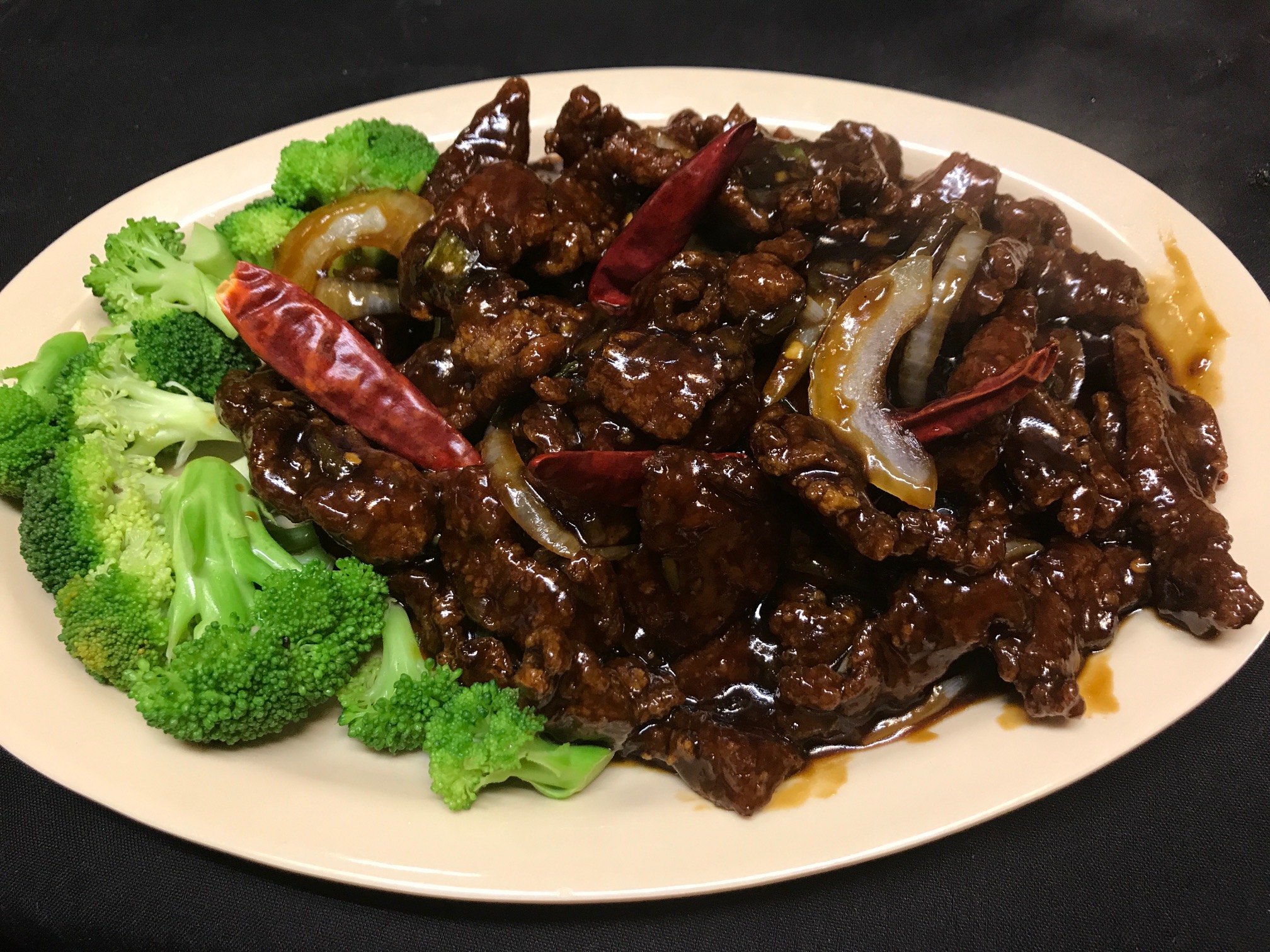 Order Mandarin Style Beef food online from Bo Asian Bistro store, Round Rock on bringmethat.com