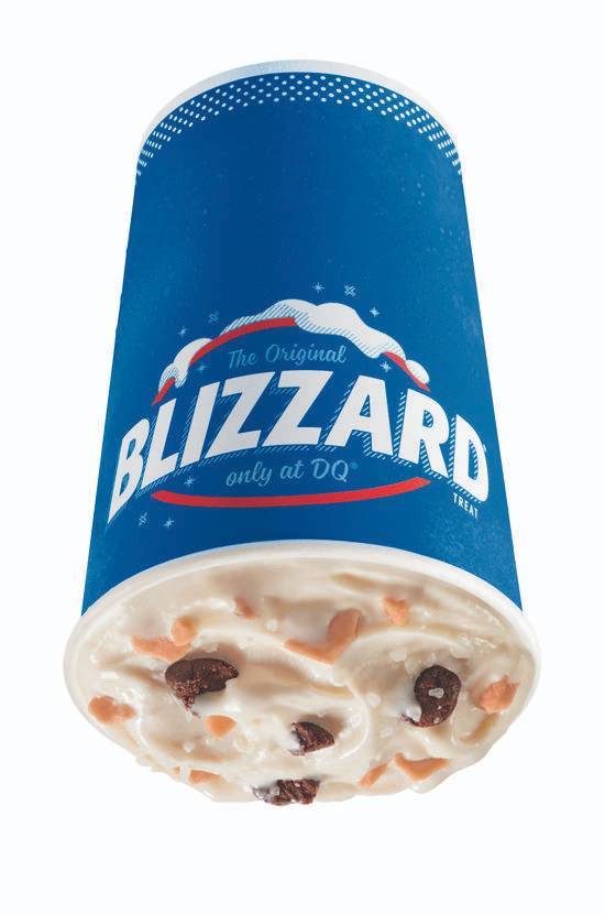 Order Sea Salt Toffee Fudge Blizzard Treat food online from Dairy Queen store, Wolfforth on bringmethat.com
