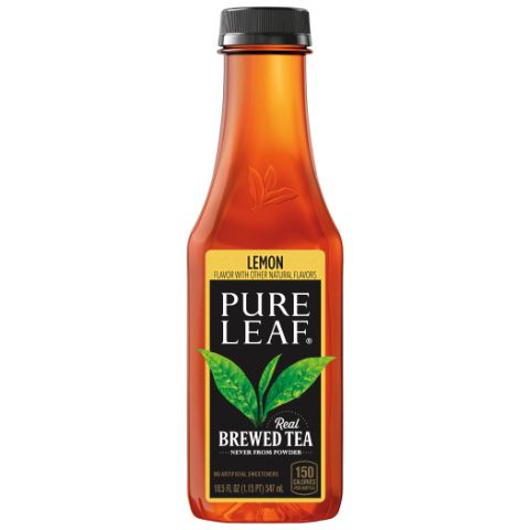 Order Pure Leaf Lemon Tea 18.5oz food online from 7-Eleven store, Vista on bringmethat.com