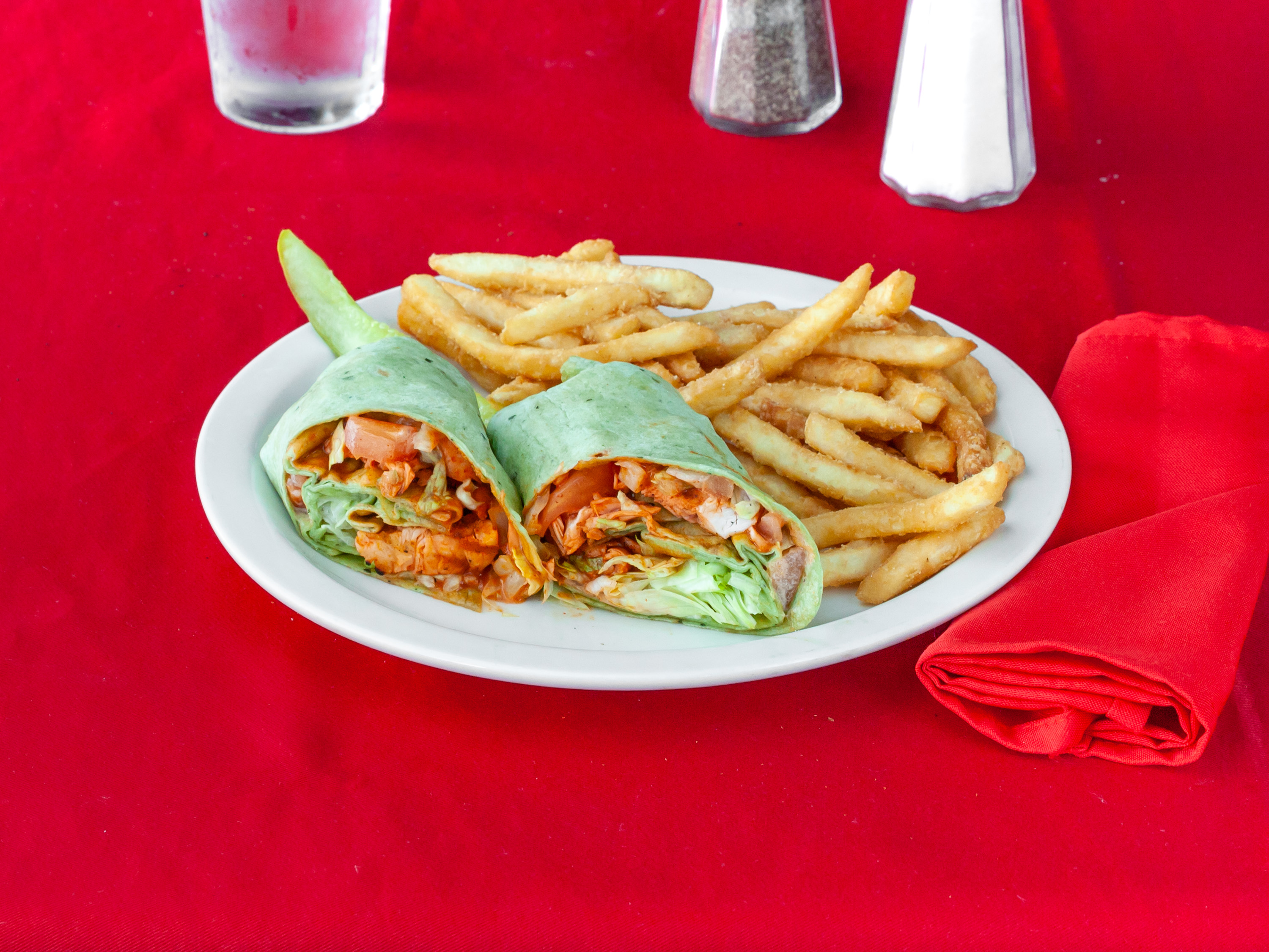 Order Tex Mex Chicken Wrap food online from Tailgaters Sports Bar & Grill store, Bolingbrook on bringmethat.com