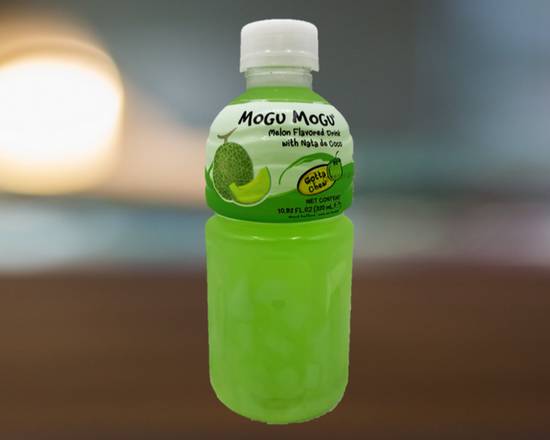 Order Mogu Mogu - Melon Flavored Drink Juice with Coconut Jelly 10.8 oz food online from Thai Curry store, Arlington on bringmethat.com