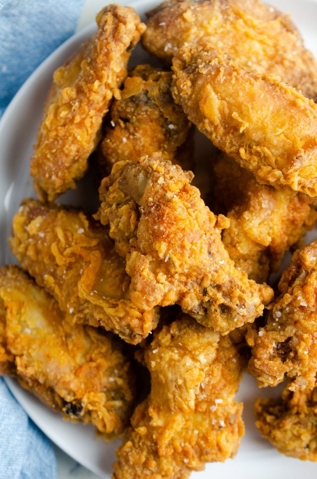 Order Plain Wings - 10 pieces food online from Chicos Pizza store, San Francisco on bringmethat.com