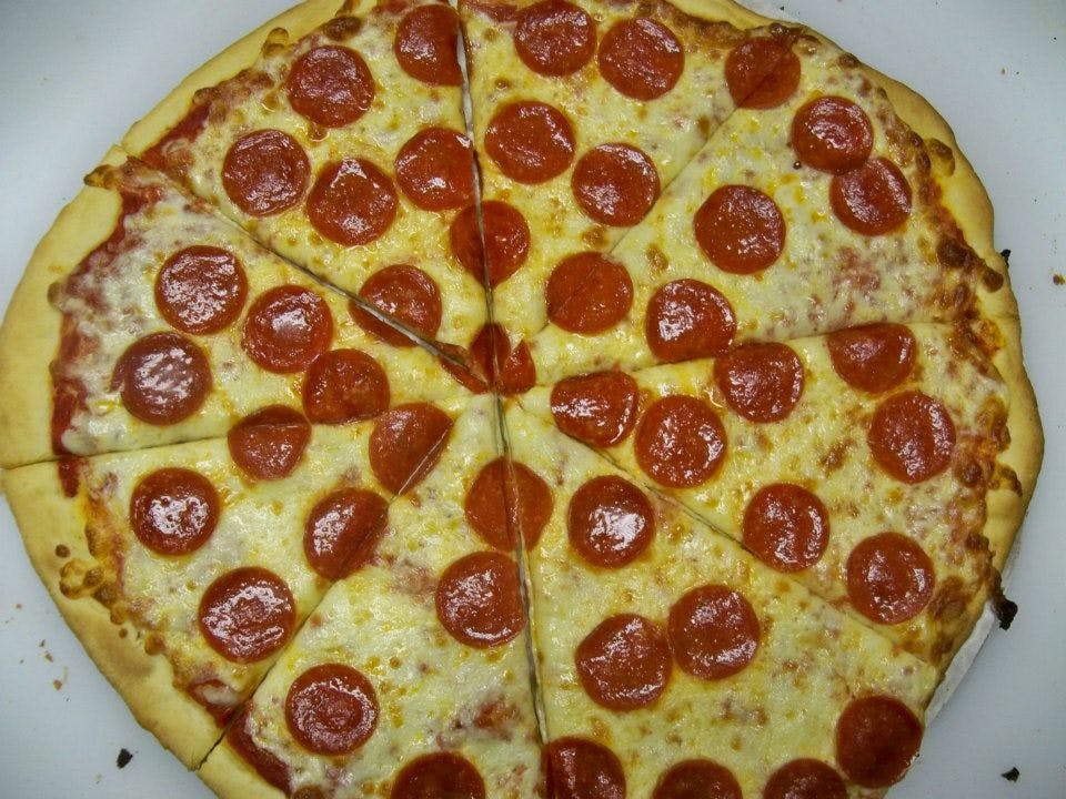 Order Thin Crust One Topping Pizza - Small 10" food online from Guerrero's tacos & pizza store, Chicago on bringmethat.com
